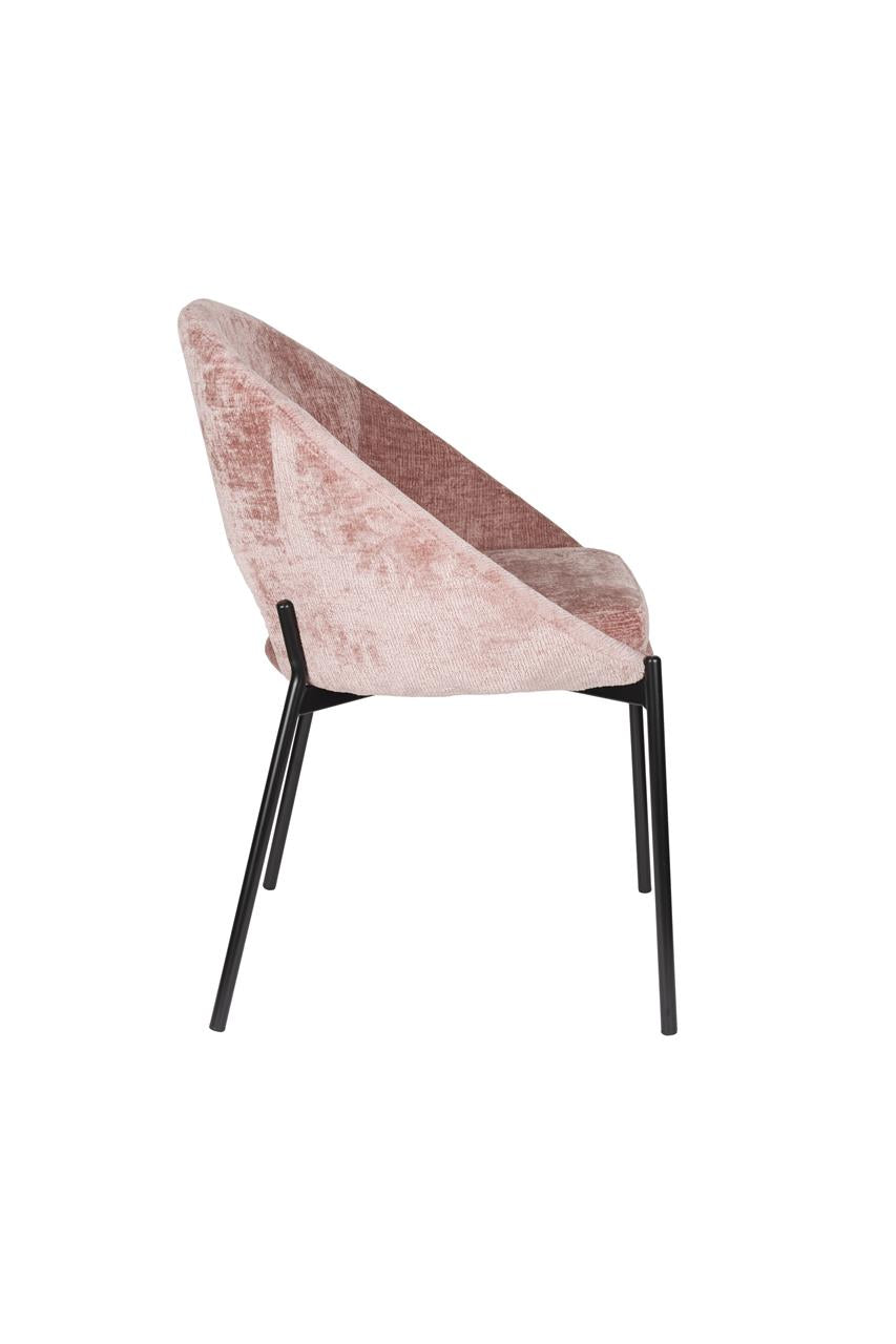 DANDO chair pink with black base