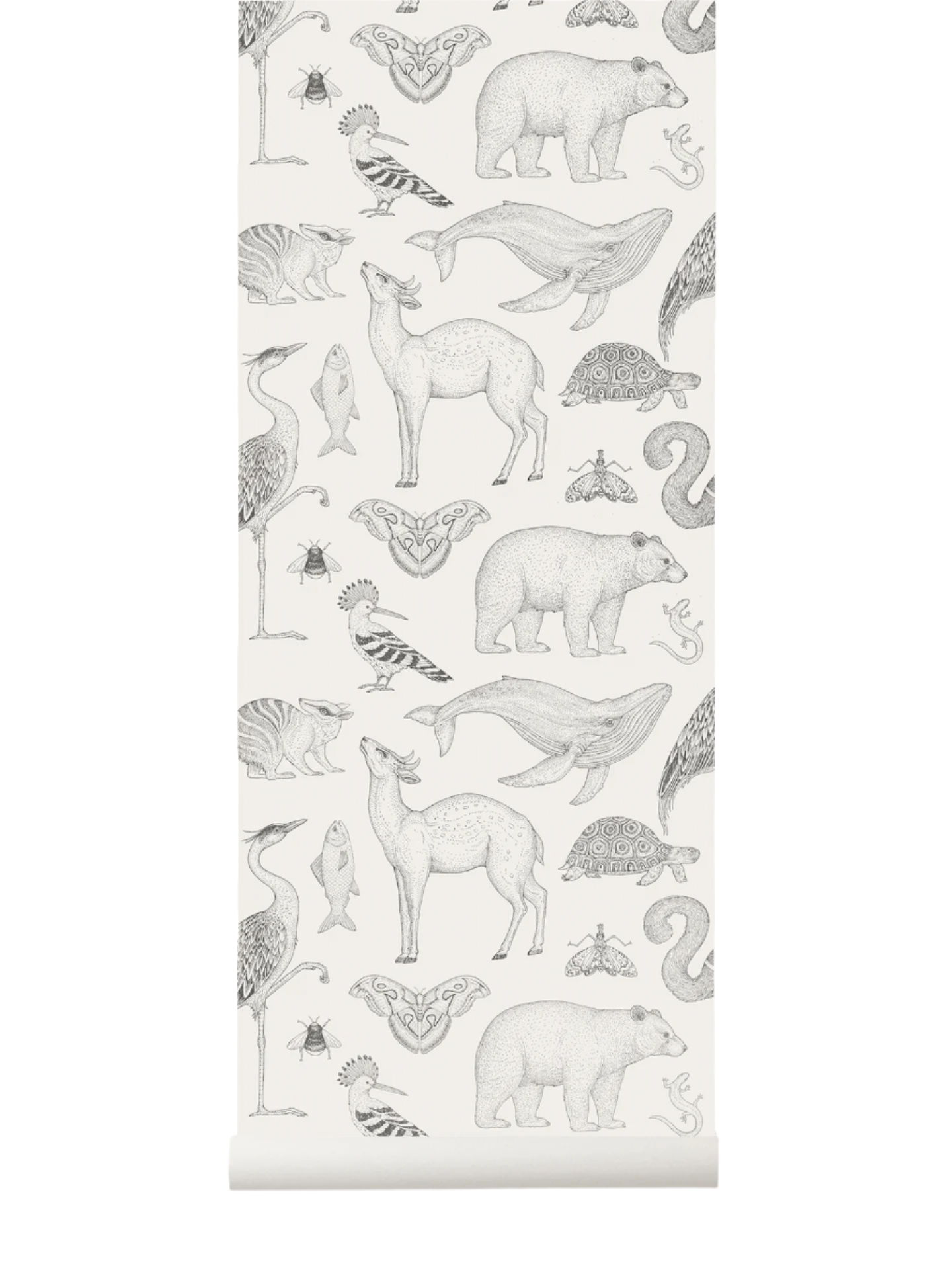 Wallpaper KATIE SCOTT - ANIMALS broken white