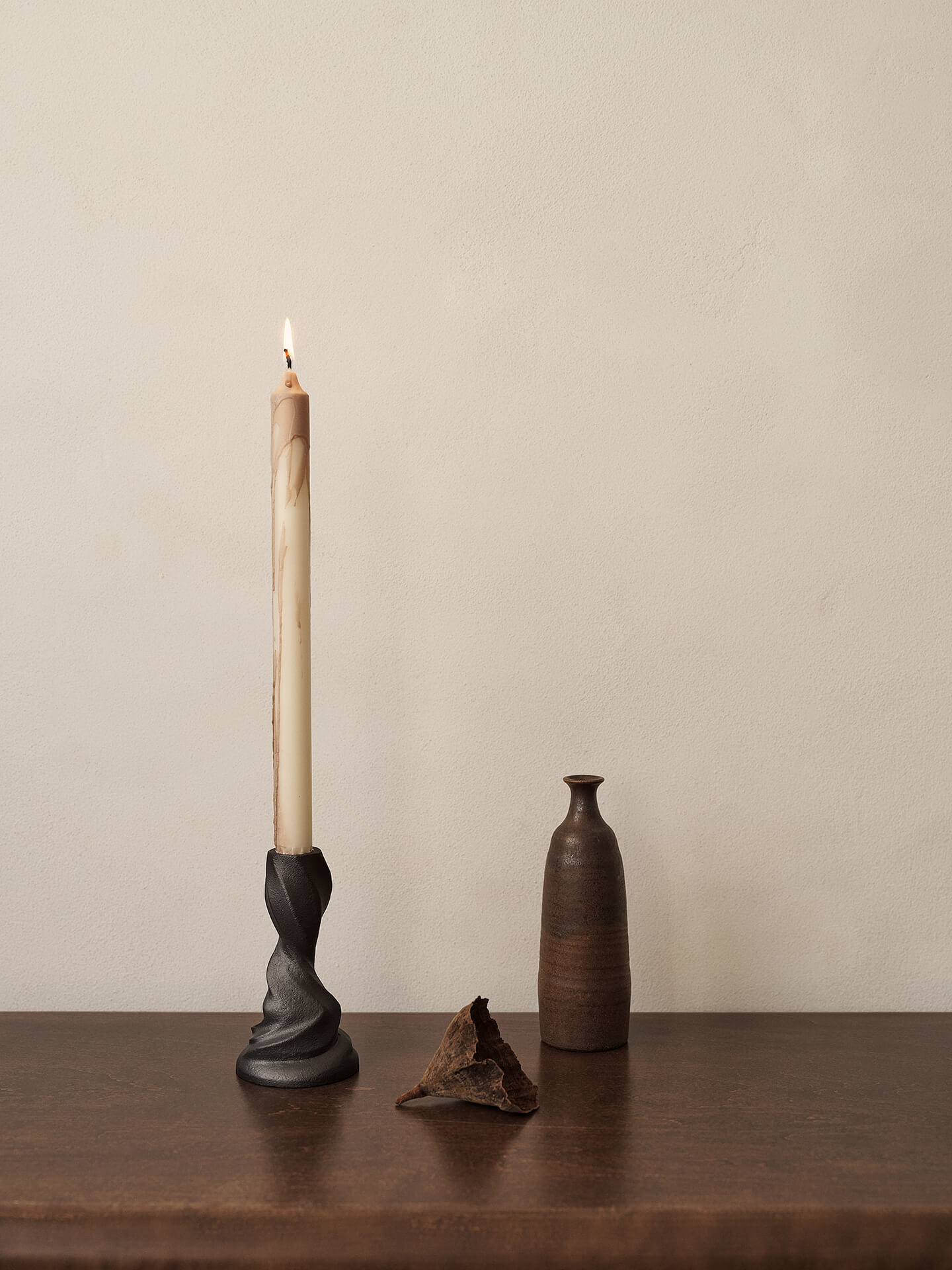 DRYP beige and pink candle set
