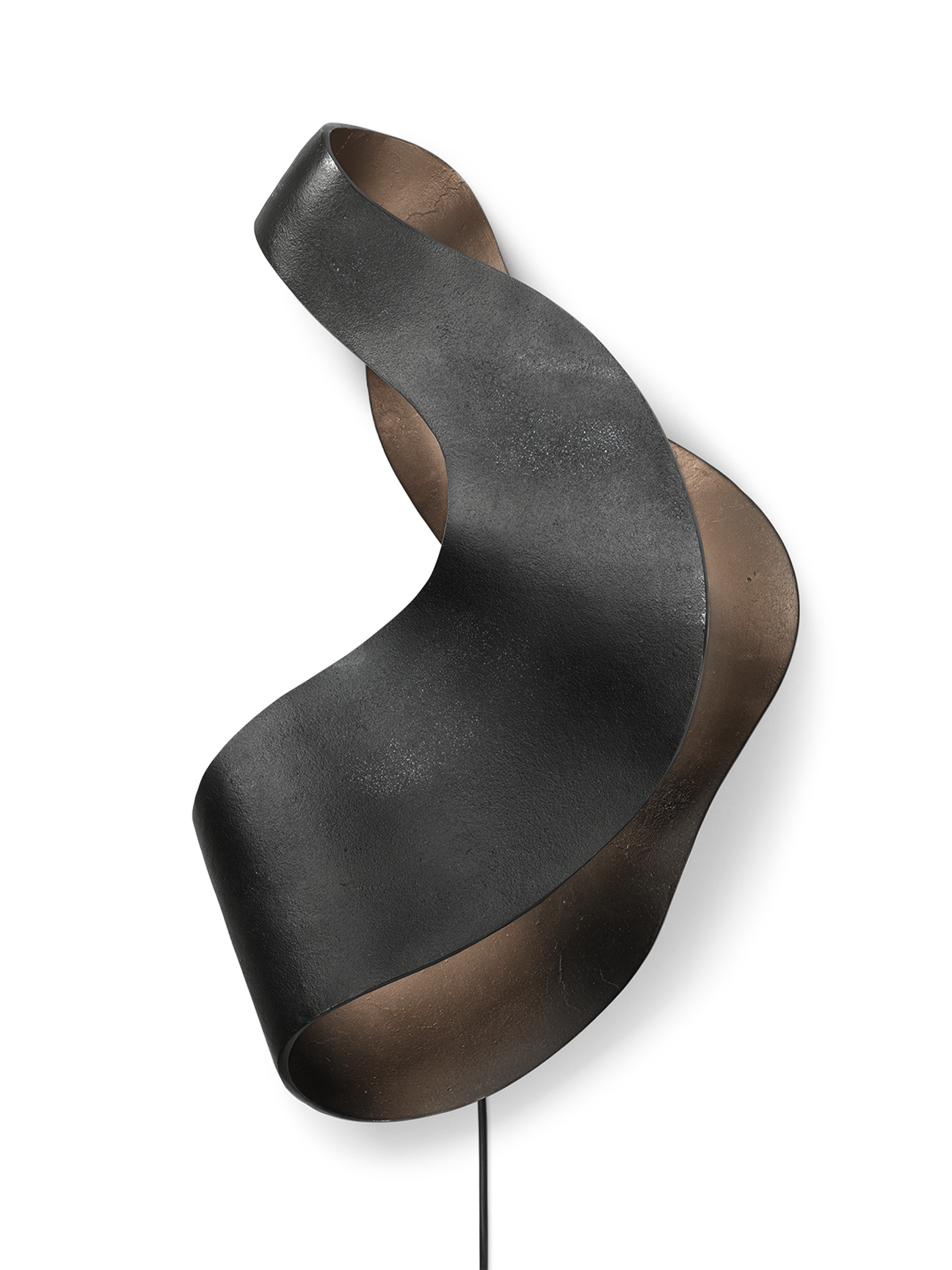 OYSTER schwarze Wandleuchte