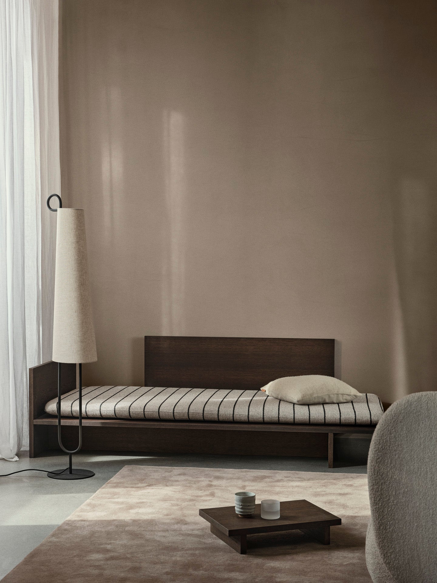 Seitentisch Kona Dark Eiche Holz