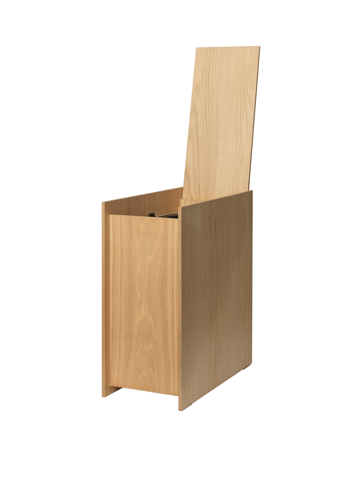 Kosz na śmieci SAMA dębowy – ujęcie 5