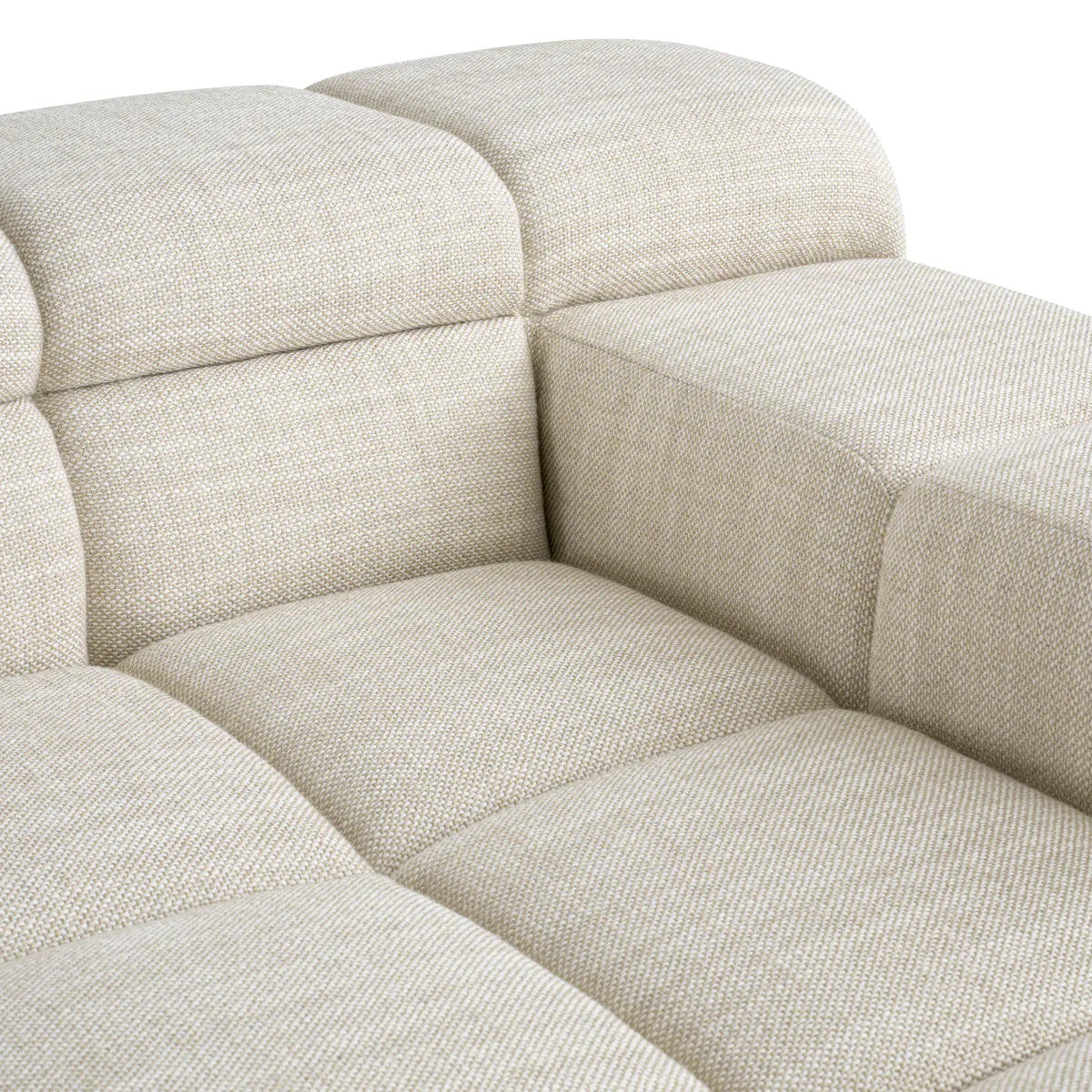 Modular Sofa Hunter - links beige endgültiges Element