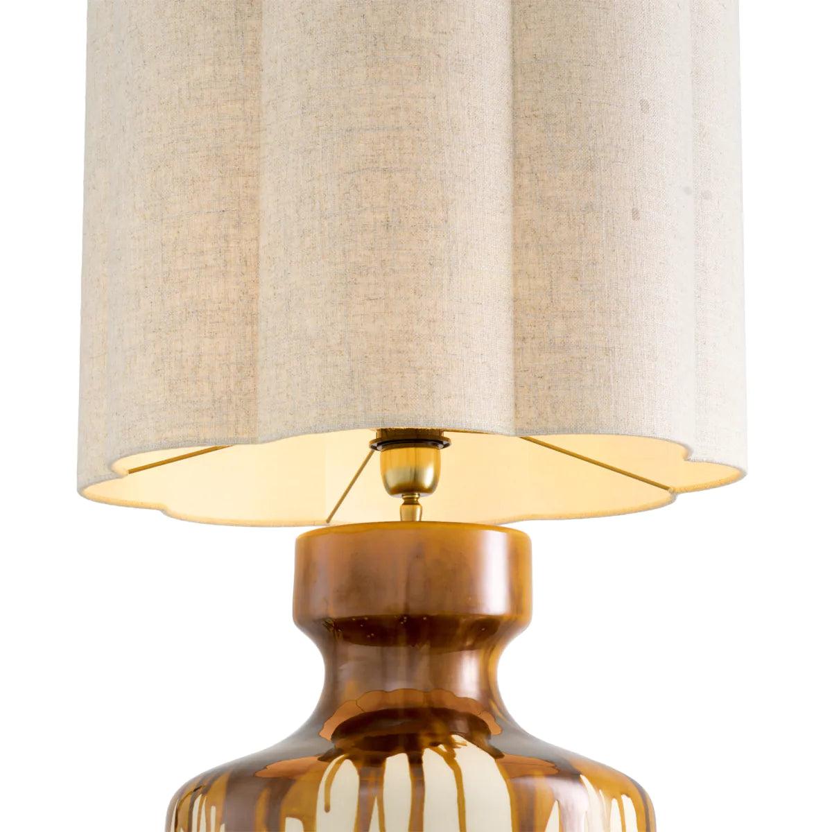 Lorena braune Tischlampe