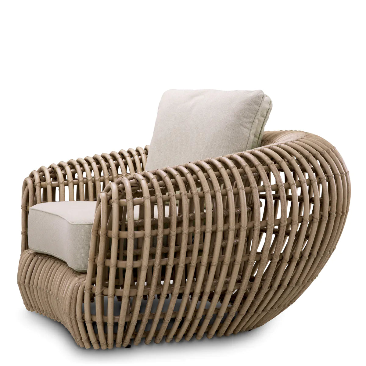 Außenstuhl SIDERNO aus synthetischem Rattan