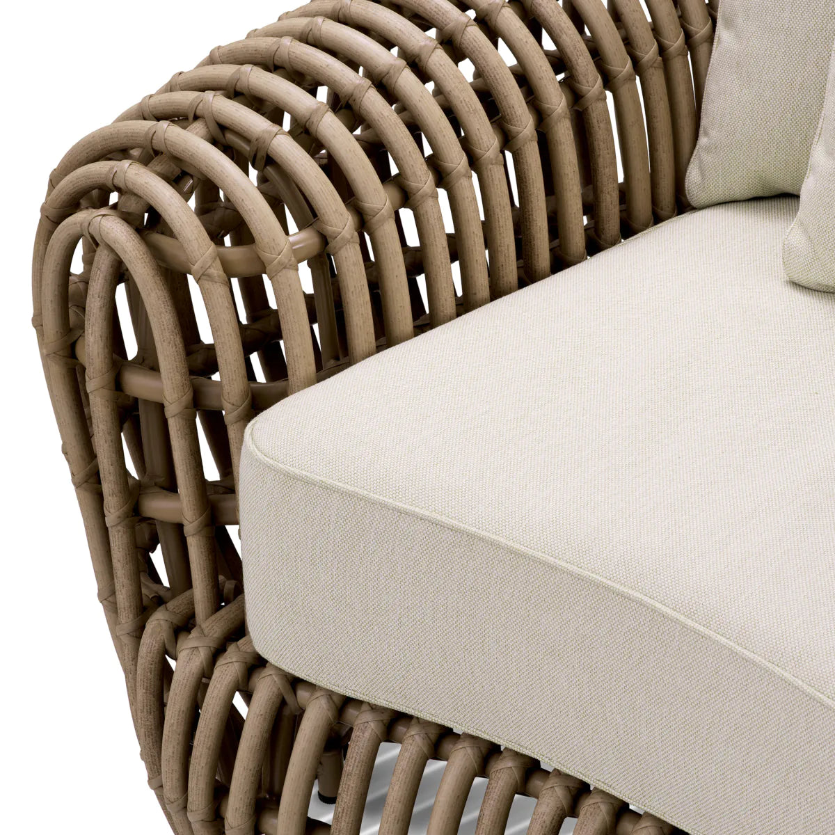Außenstuhl SIDERNO aus synthetischem Rattan