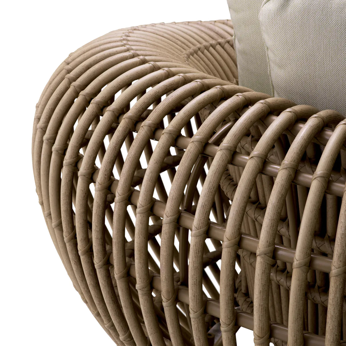 Außenstuhl SIDERNO aus synthetischem Rattan