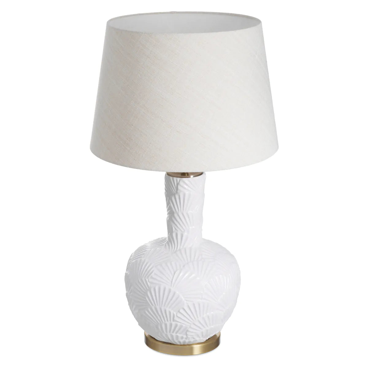 Tischlampe ANDORRA gebrochenes Weiß