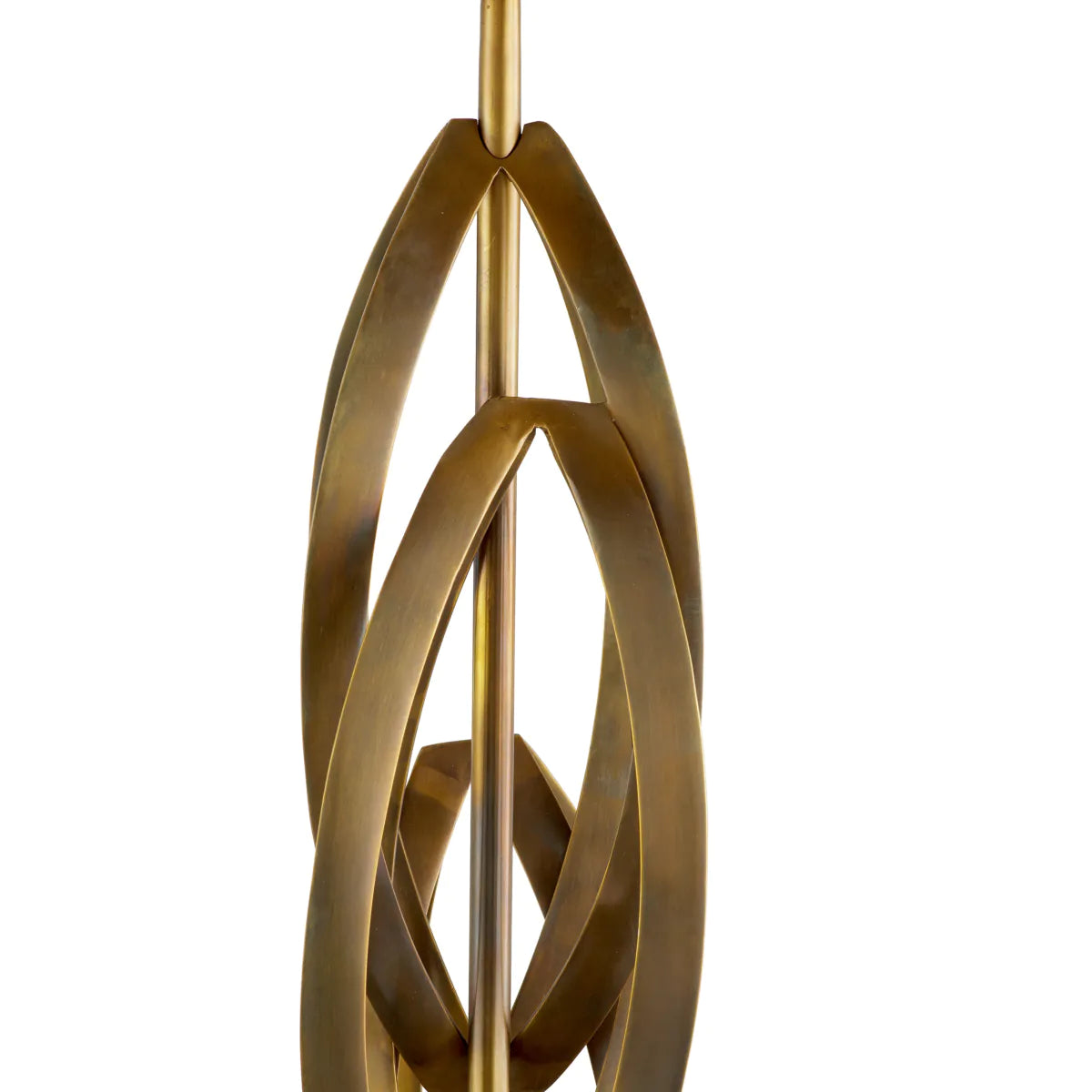 Tischlampe BELLAMONT antikgold mit Granitbasis