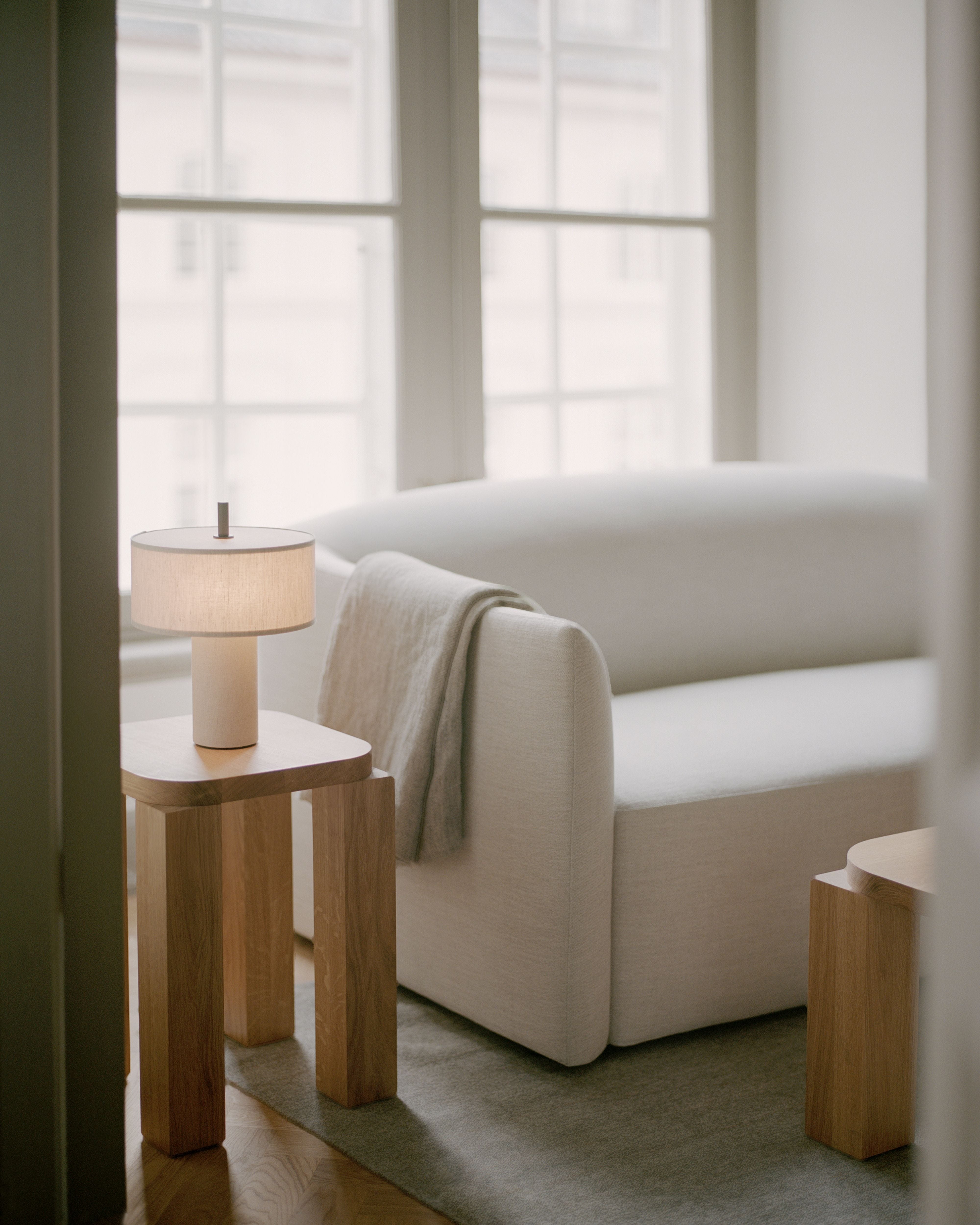 Portable lamp MARGIN beige