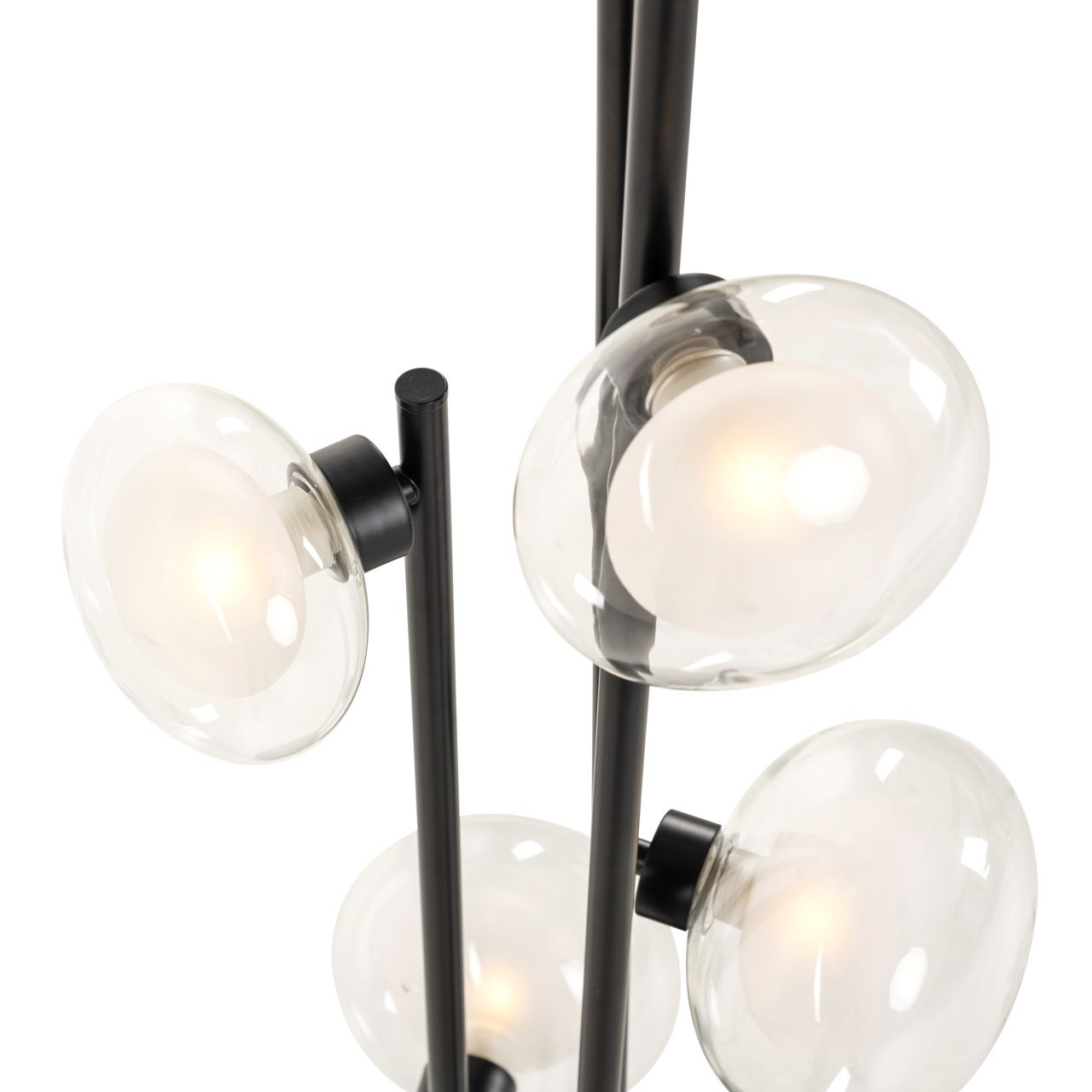 Stehlampe LUVA schwarz