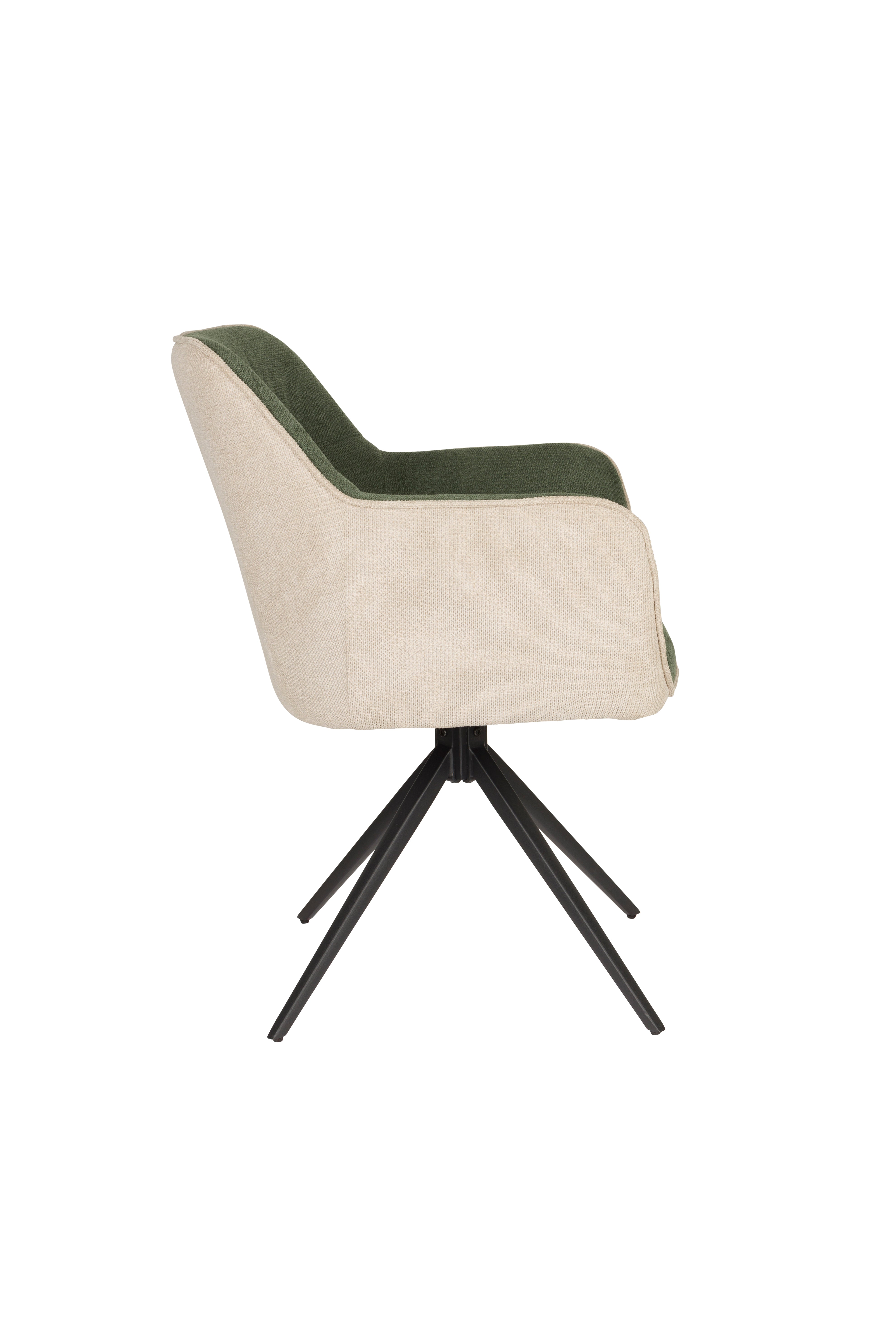 Stuhl DALEY grün mit beige