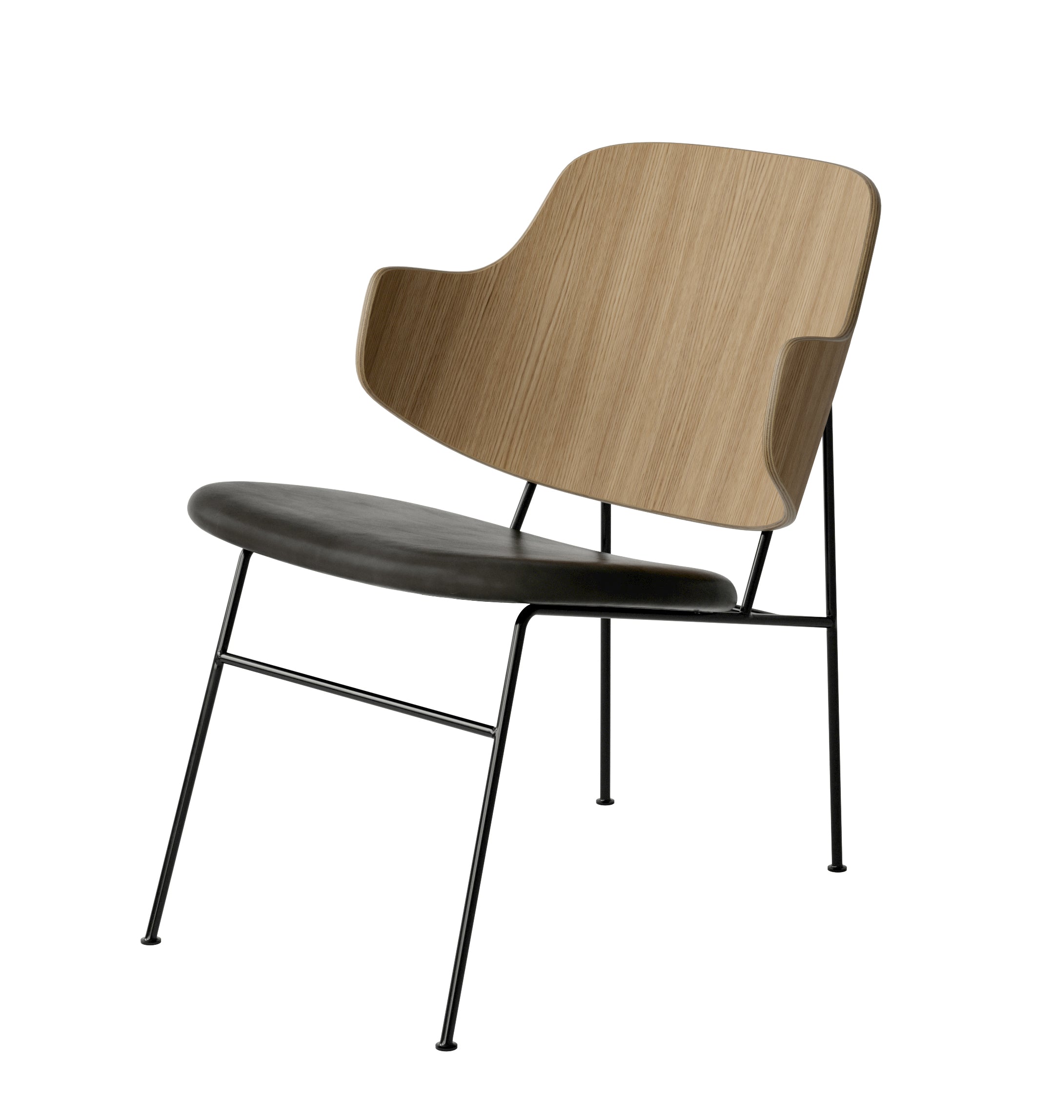 Sessel PENGUIN schwarze Leder