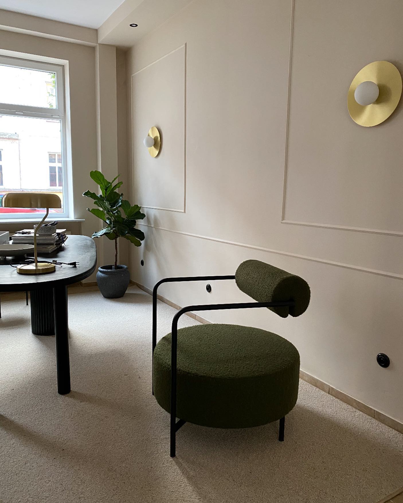 Saffron gepolsterter Sessel