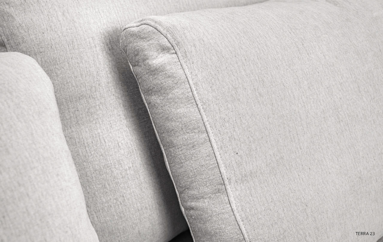 Right-facing modular corner sofa NOOR customizable