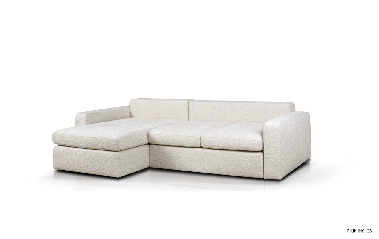 Ecksofa mit Schlaffunktion links ZAZU personalisiert