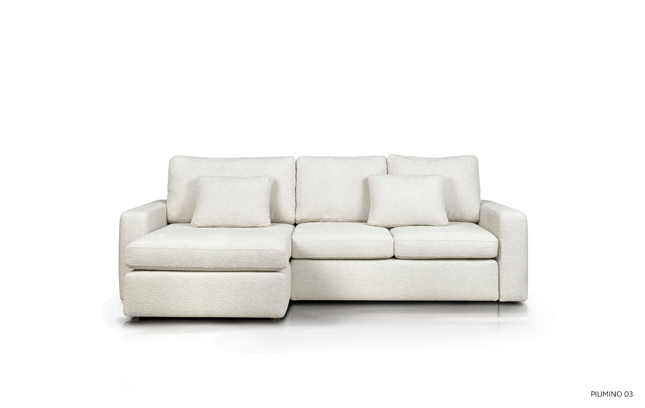 Ecksofa mit Schlaffunktion links ZAZU personalisiert