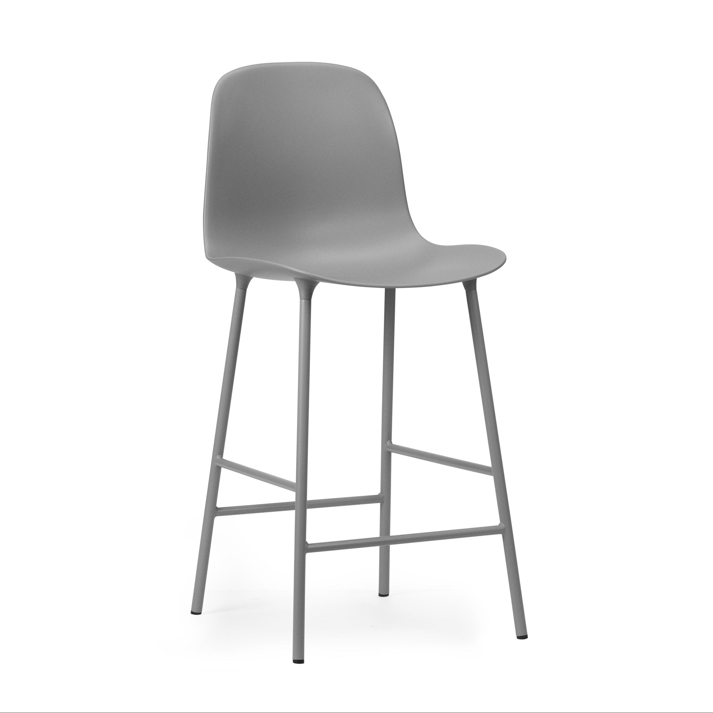 Gray bar chair