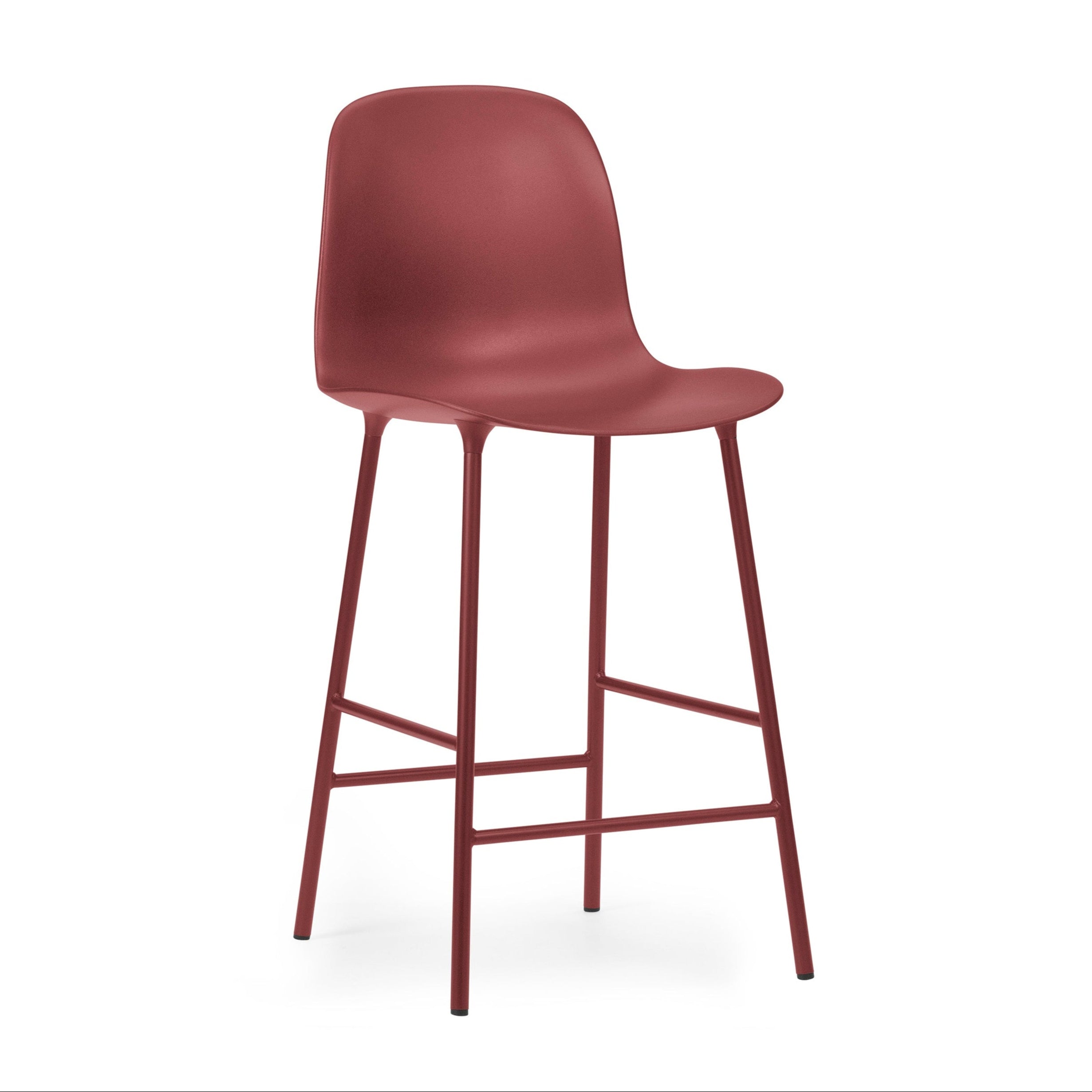 Burgundy bar chair