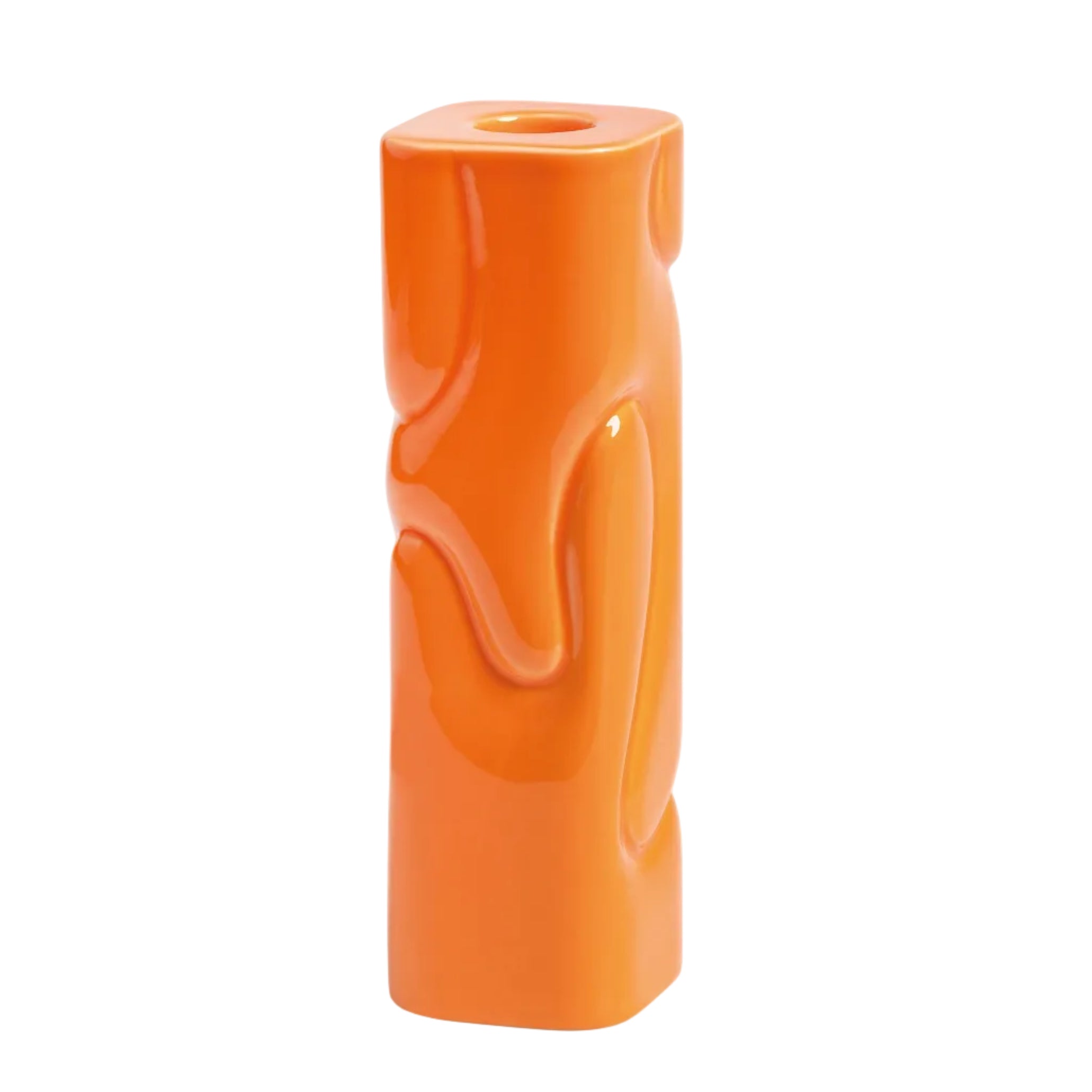 PUFFY Orange Candle Holder