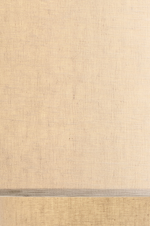Beige Randhänge -Lampe