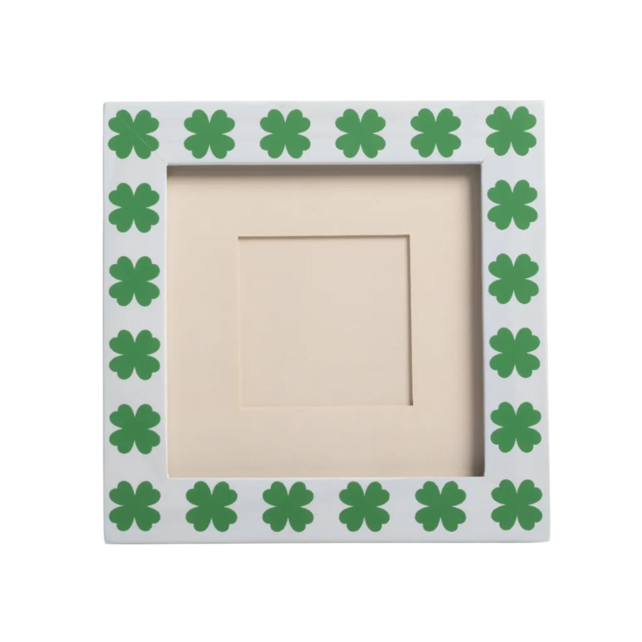 Bilderrahmen PATCH grün mit blau und beige