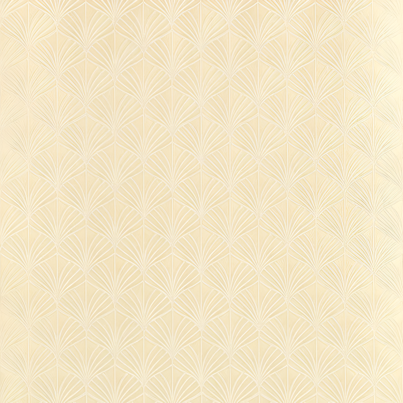 Strukturelle metallische Tapete mit Pflanzenmotiv NEREIDES - DORÉ CLAIR beige mit hellem Gold
