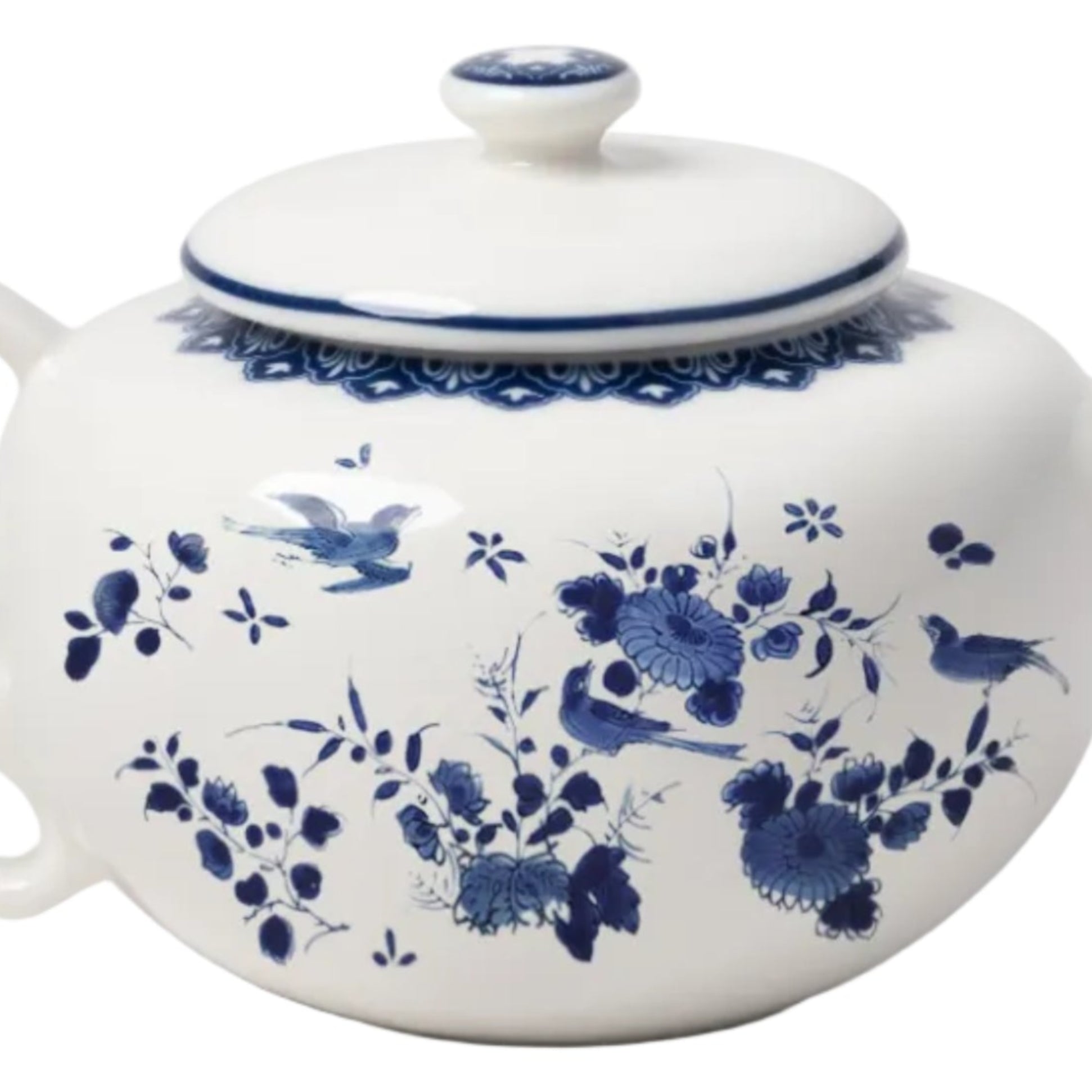 Teekanne DELFTWARE weiß mit Blau
