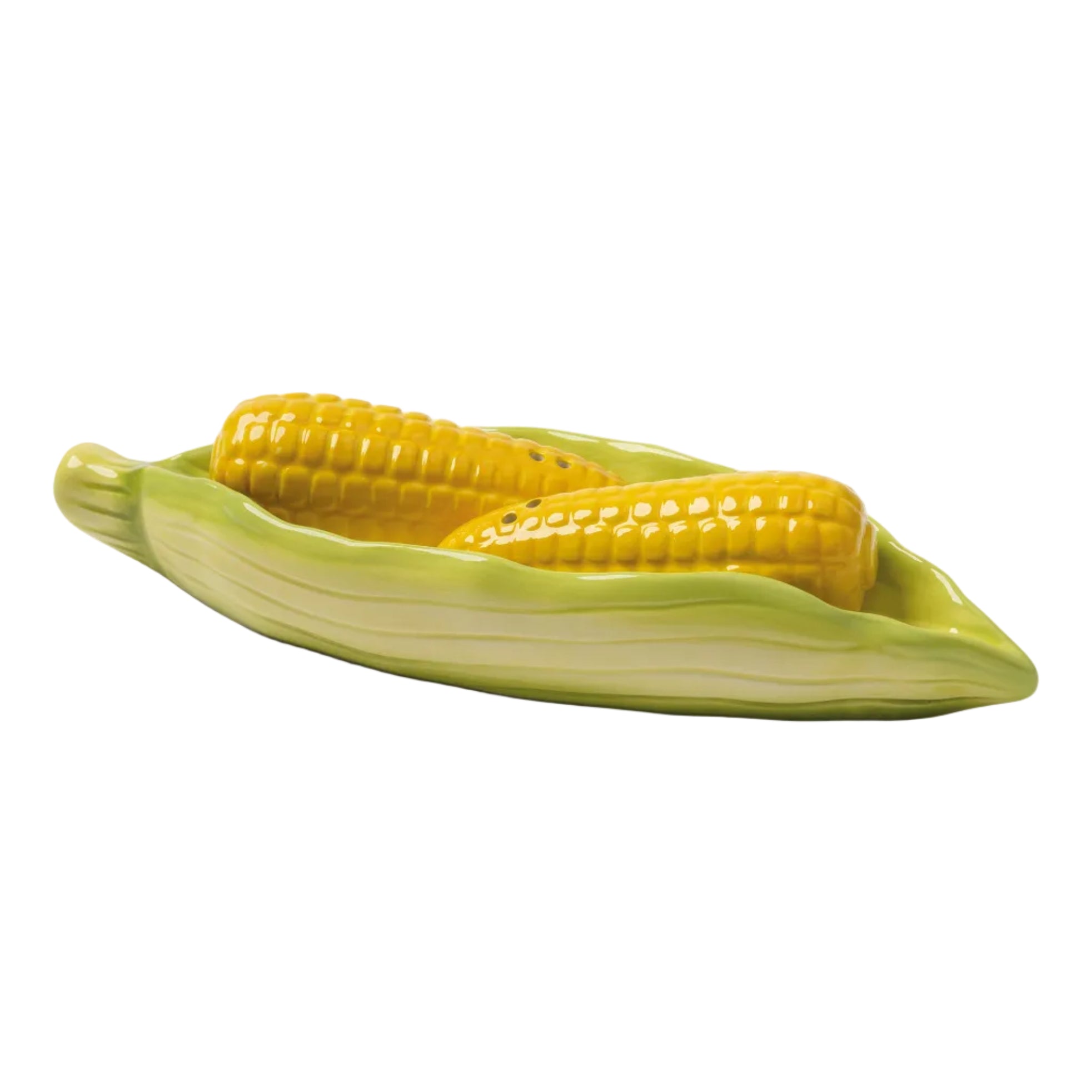 Salz- und Pfefferstreuer CORN gelb mit grün