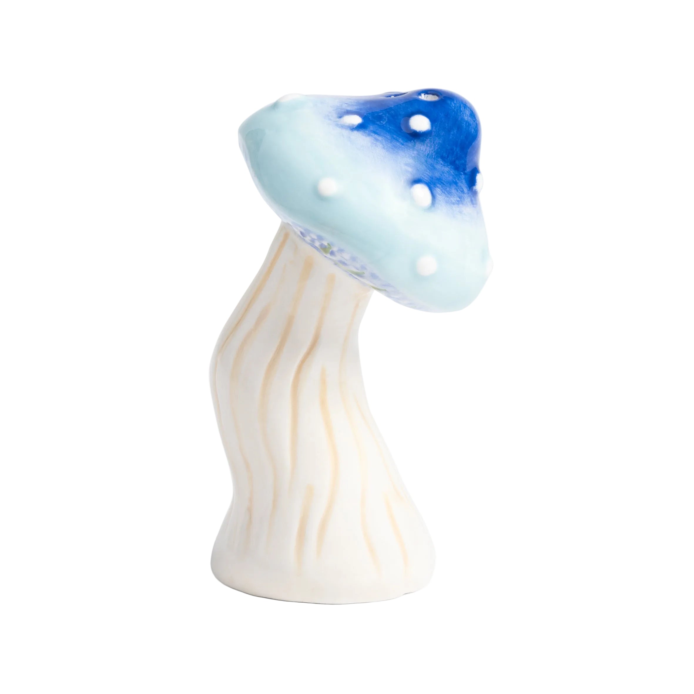 Salt and Pepper Shaker MAGIC MUSHROOM colorful stoneware