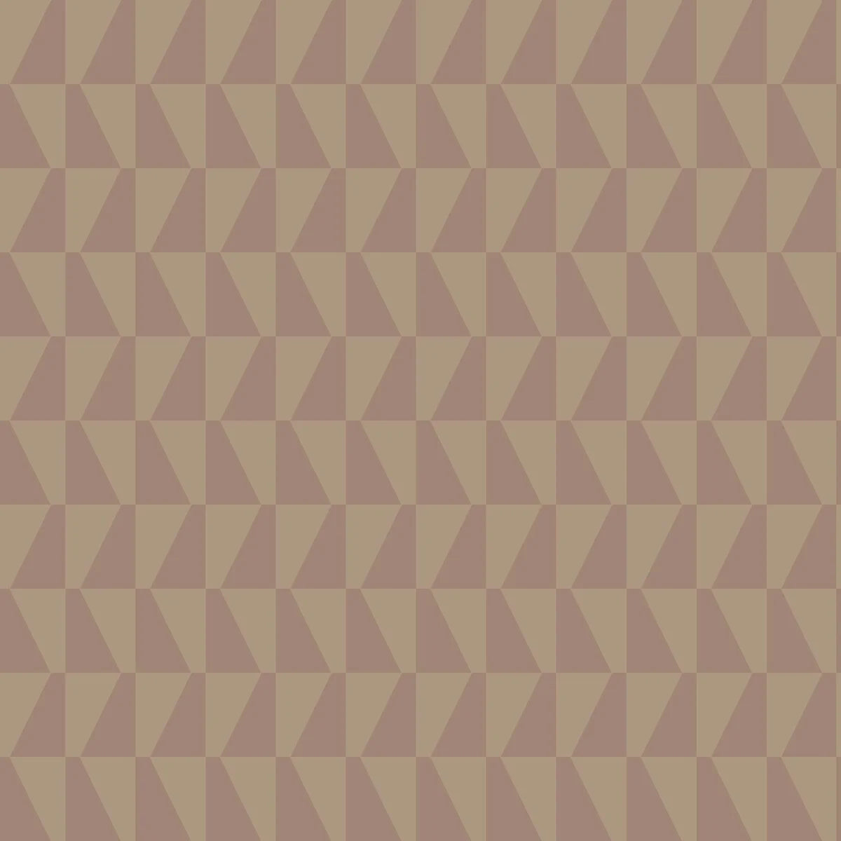 Vlies-Tapete mit geometrischem Muster TRAPEZ schmutziges Rosa mit Beige