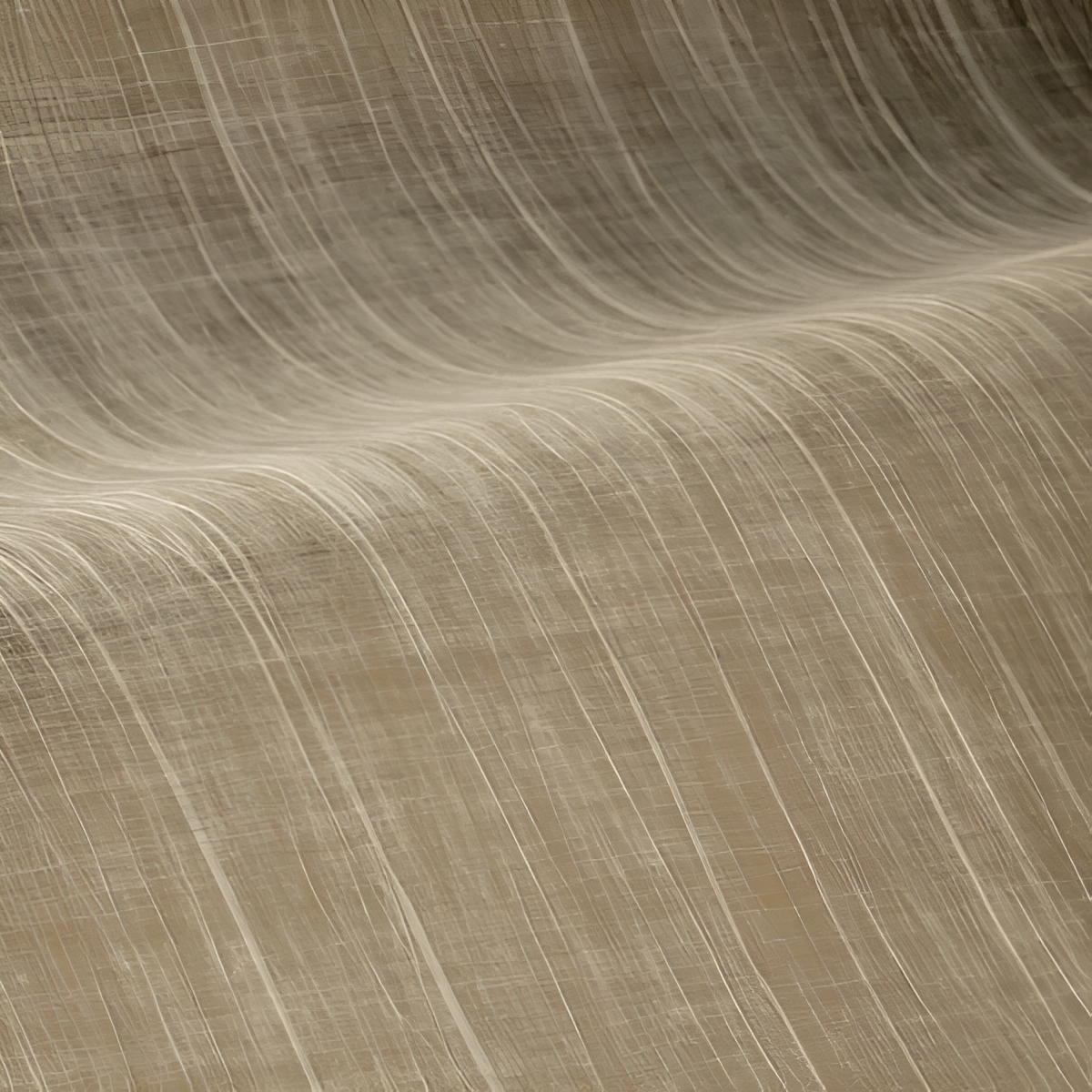 Strukturierte textile Tapete plissiert RAI - DUNKELBEIGE