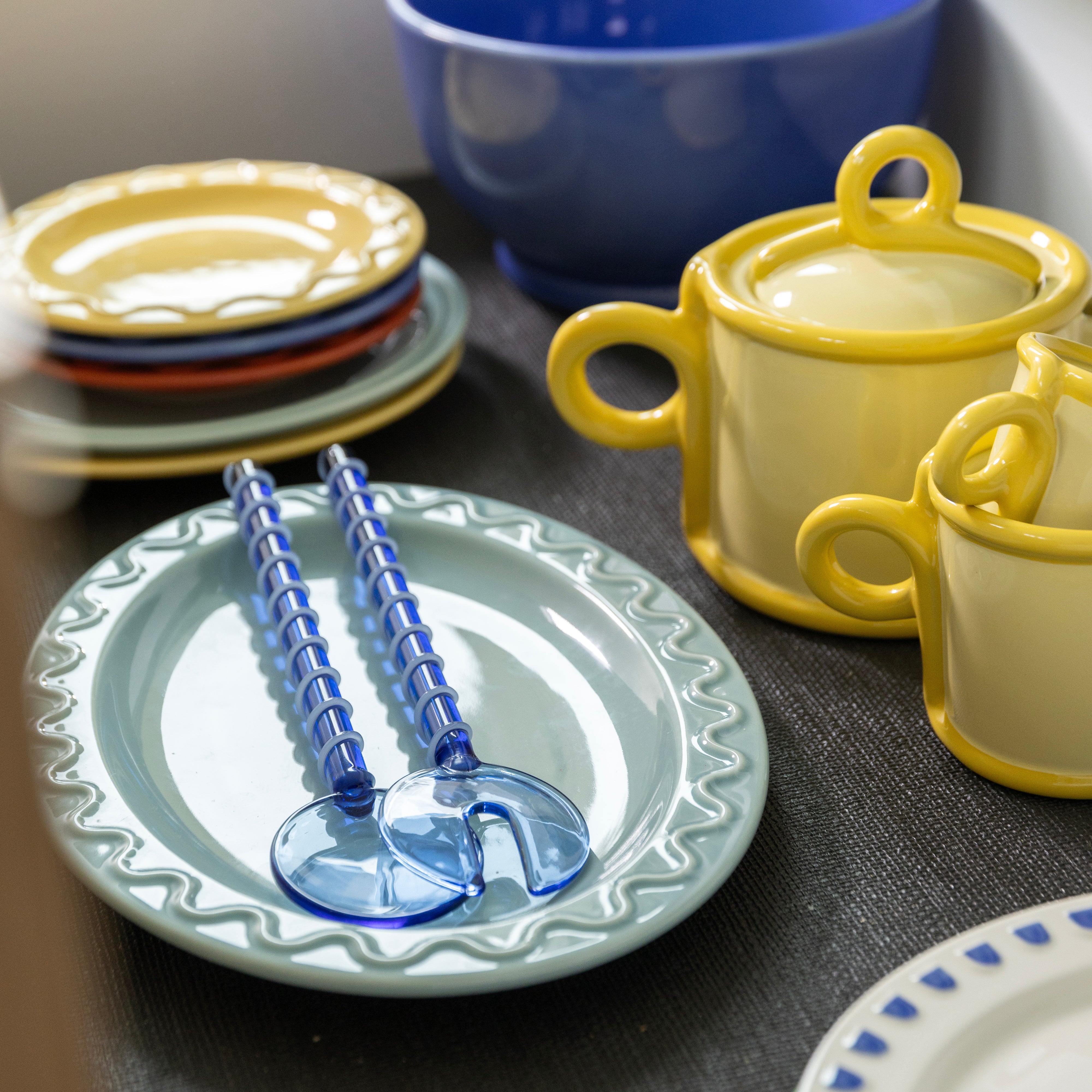 Salatbesteck SLING rosa