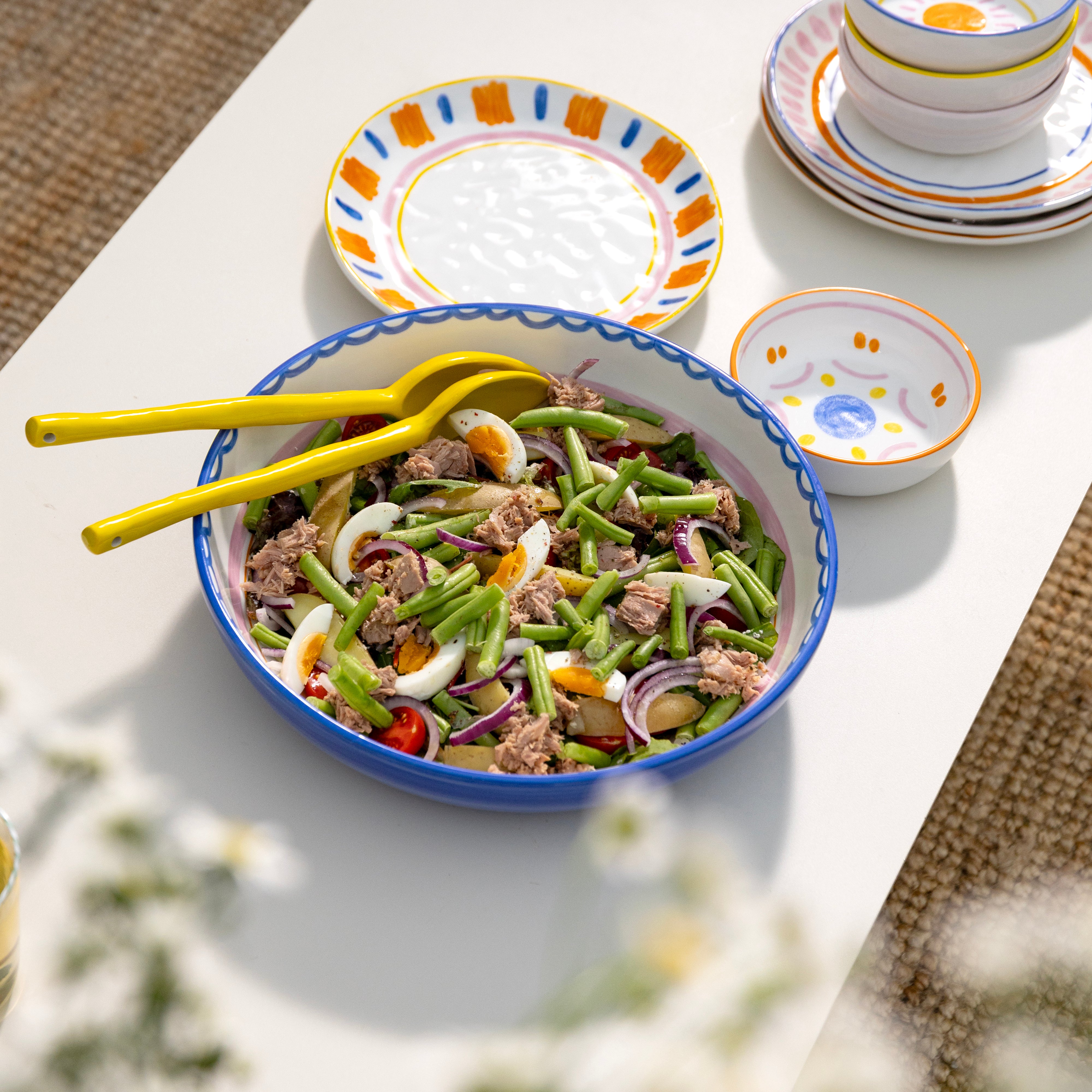 Salatbesteck BOAVISTA UNI gelb