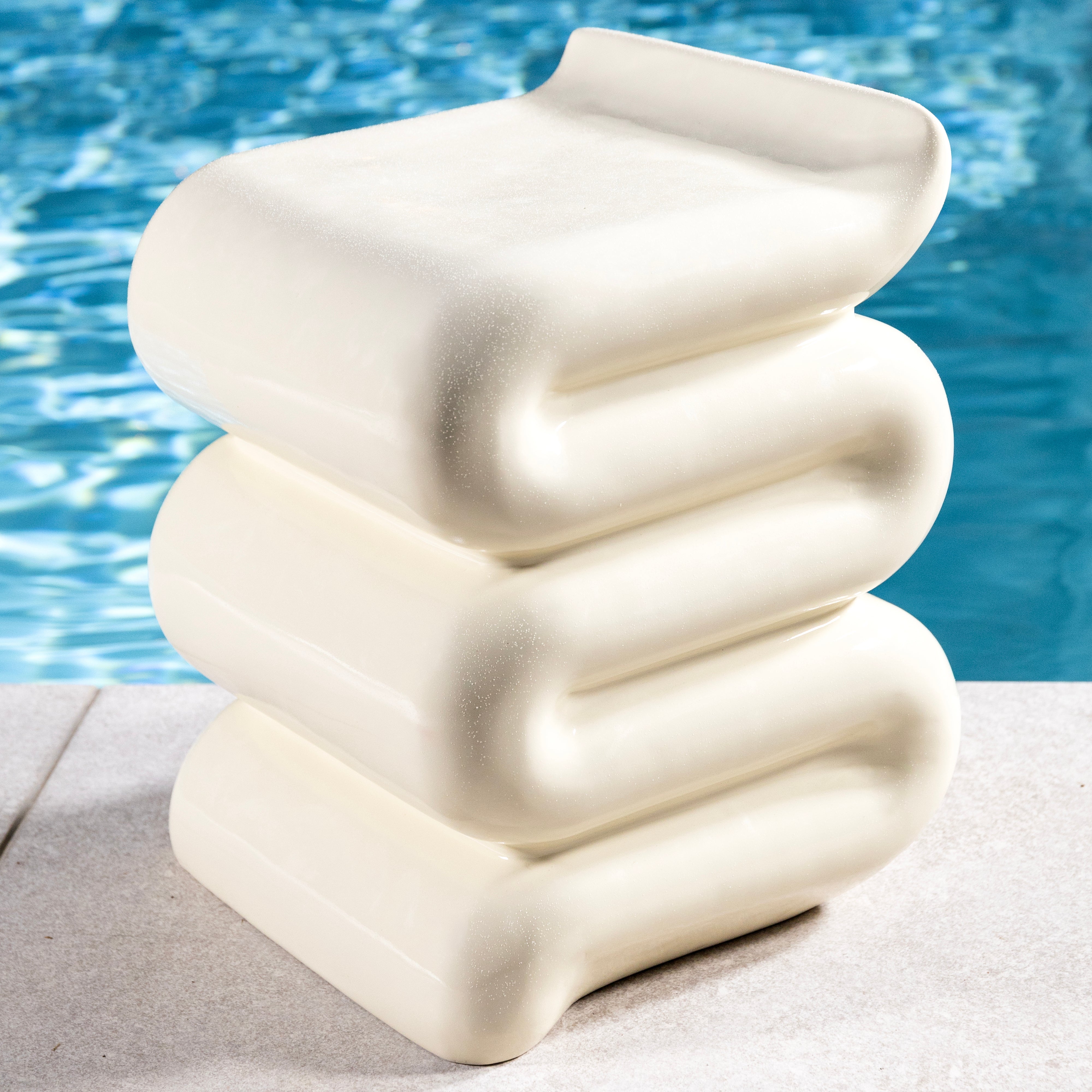 WHIP Cream Side Table