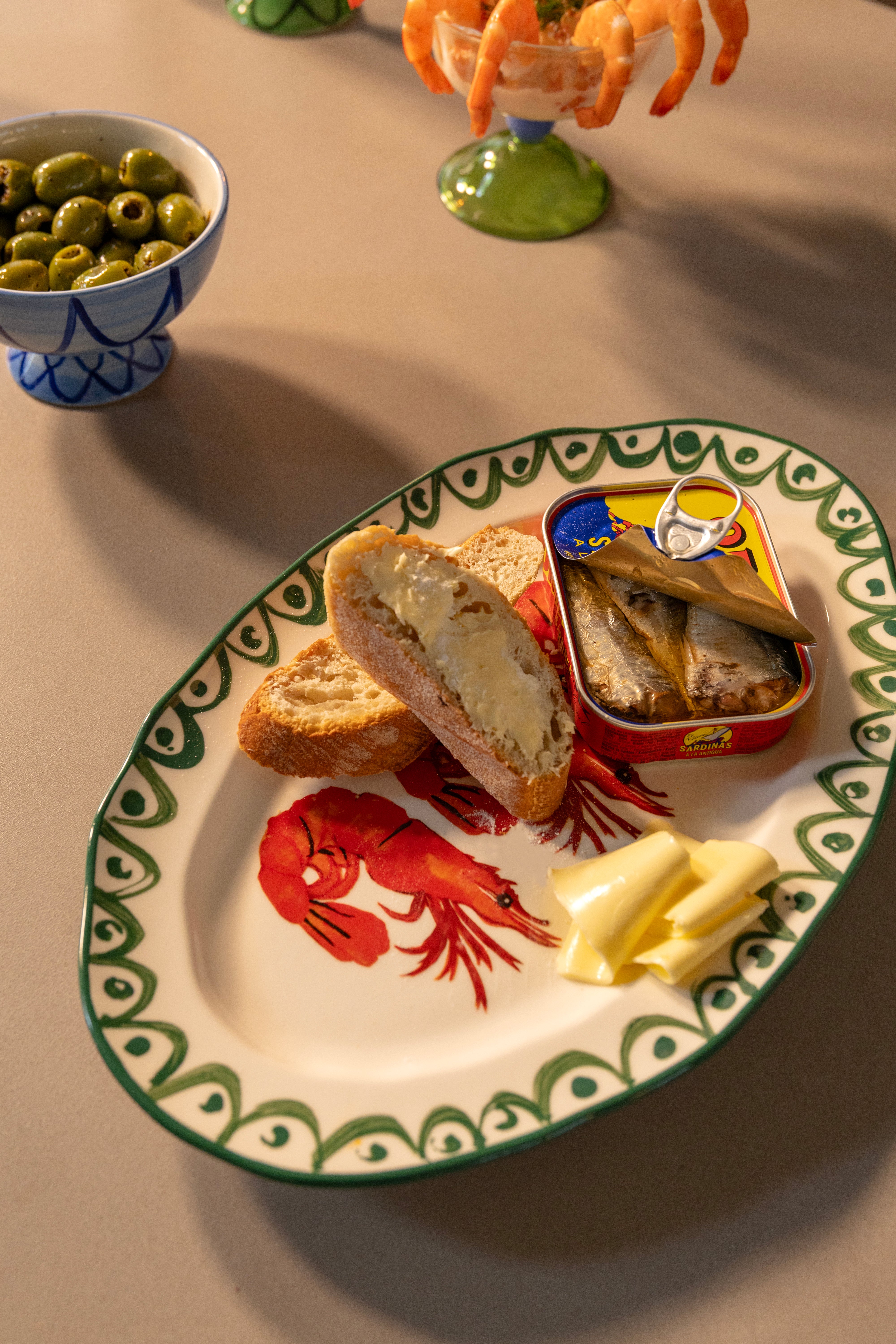 Porzellanplatte SIRENE SHRIMP