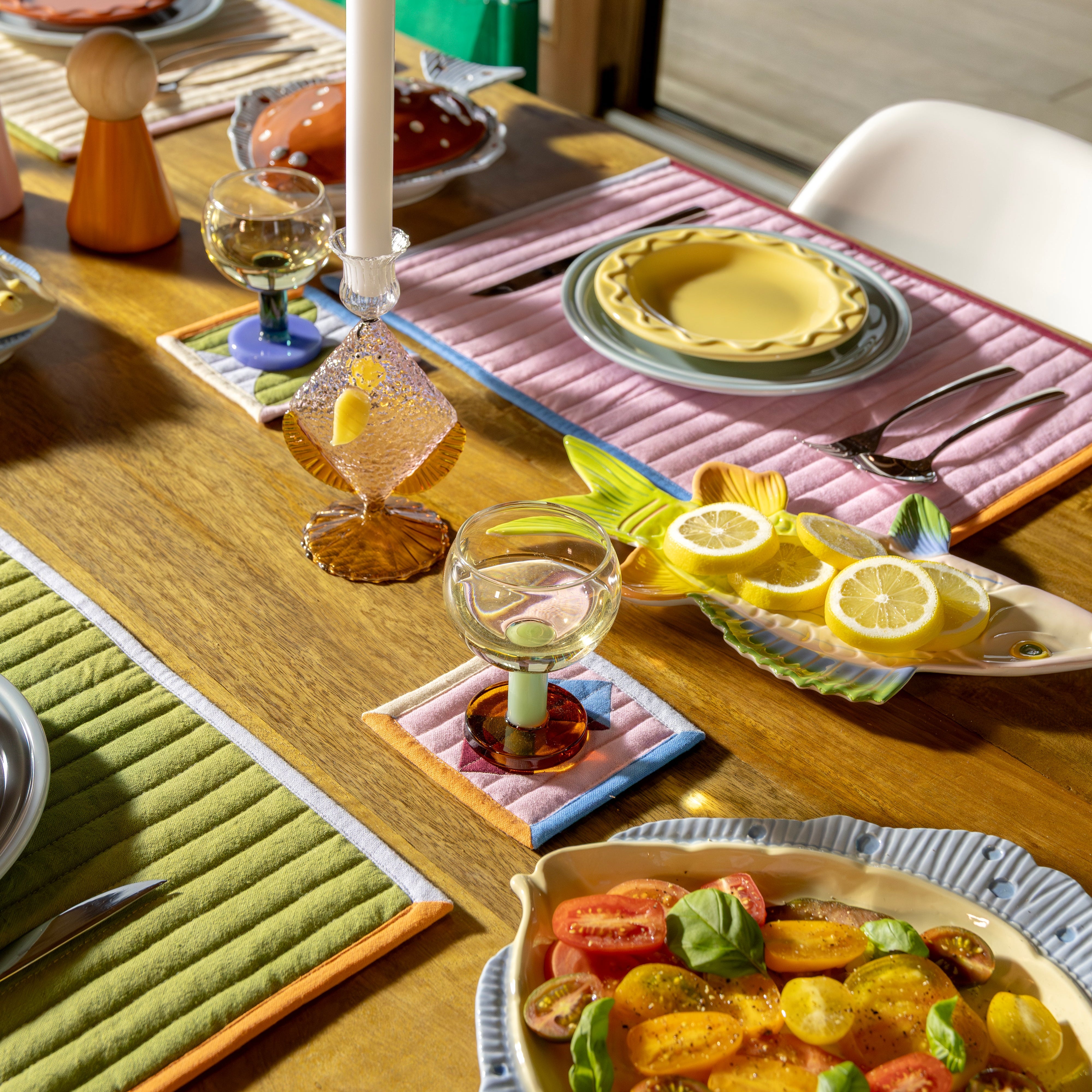 Bunte STITCH Untersetzer für Tassen