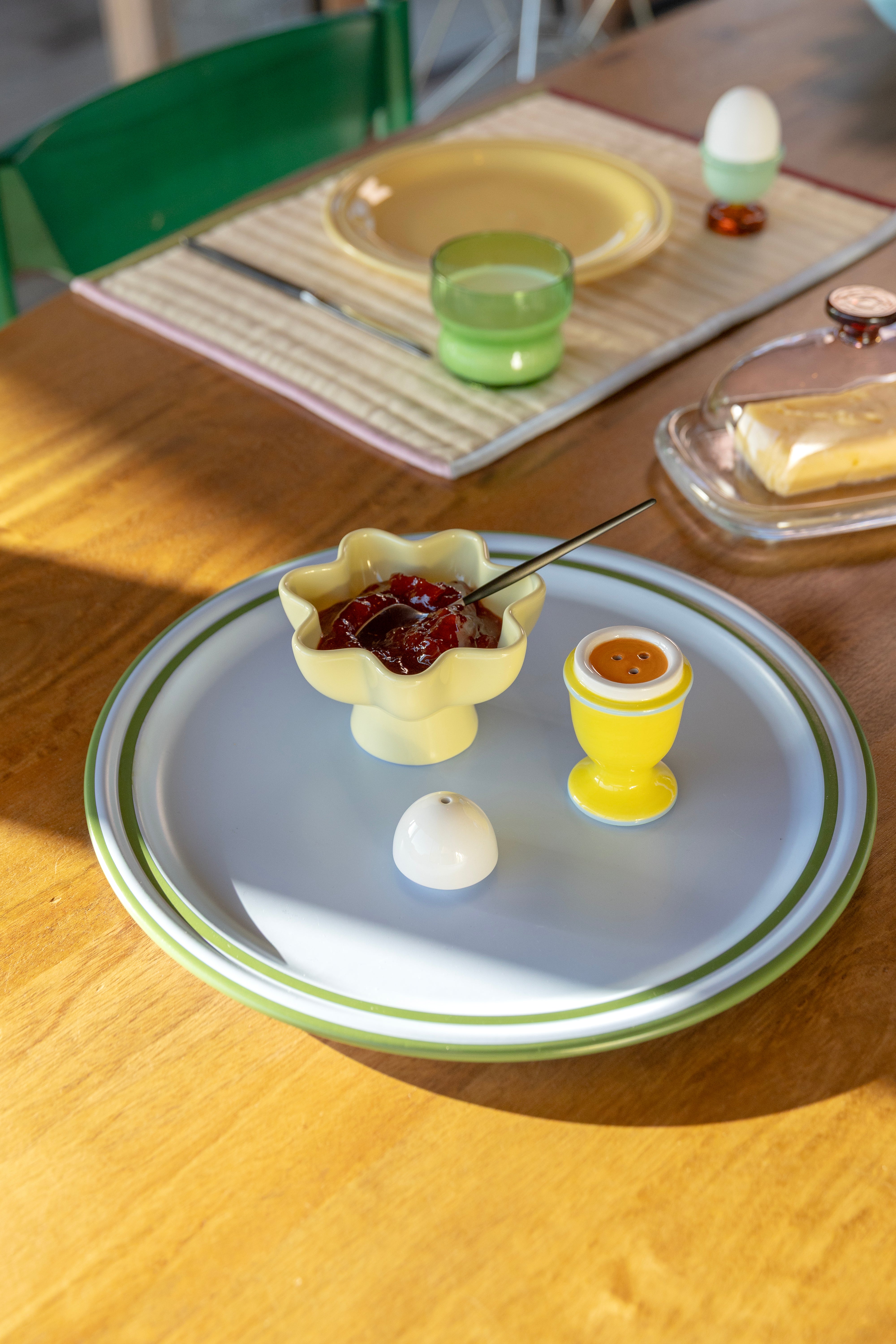 Set von Schalen SUN farbige Porzellan