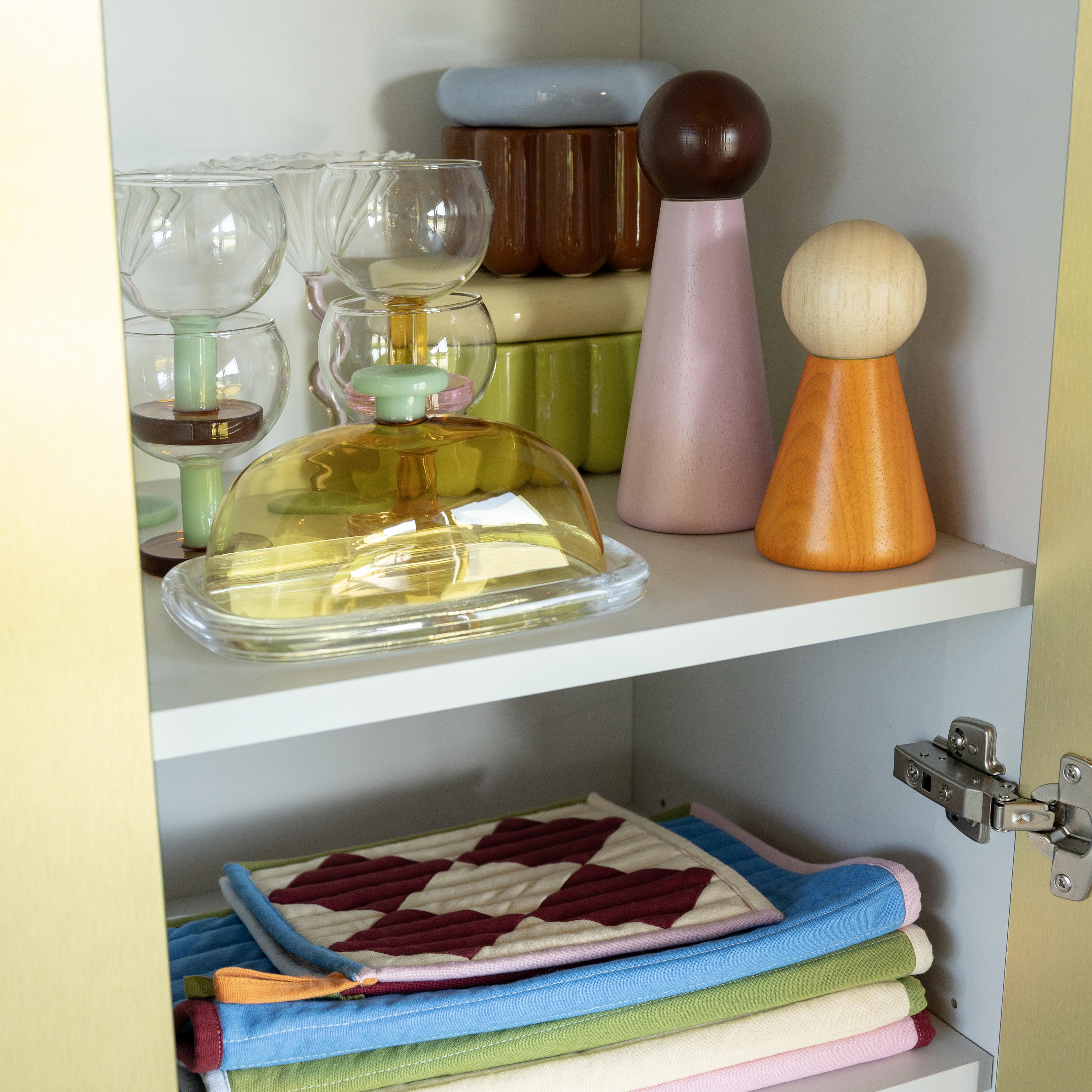 Gewürzmühle HALMA SMALL orange mit beige