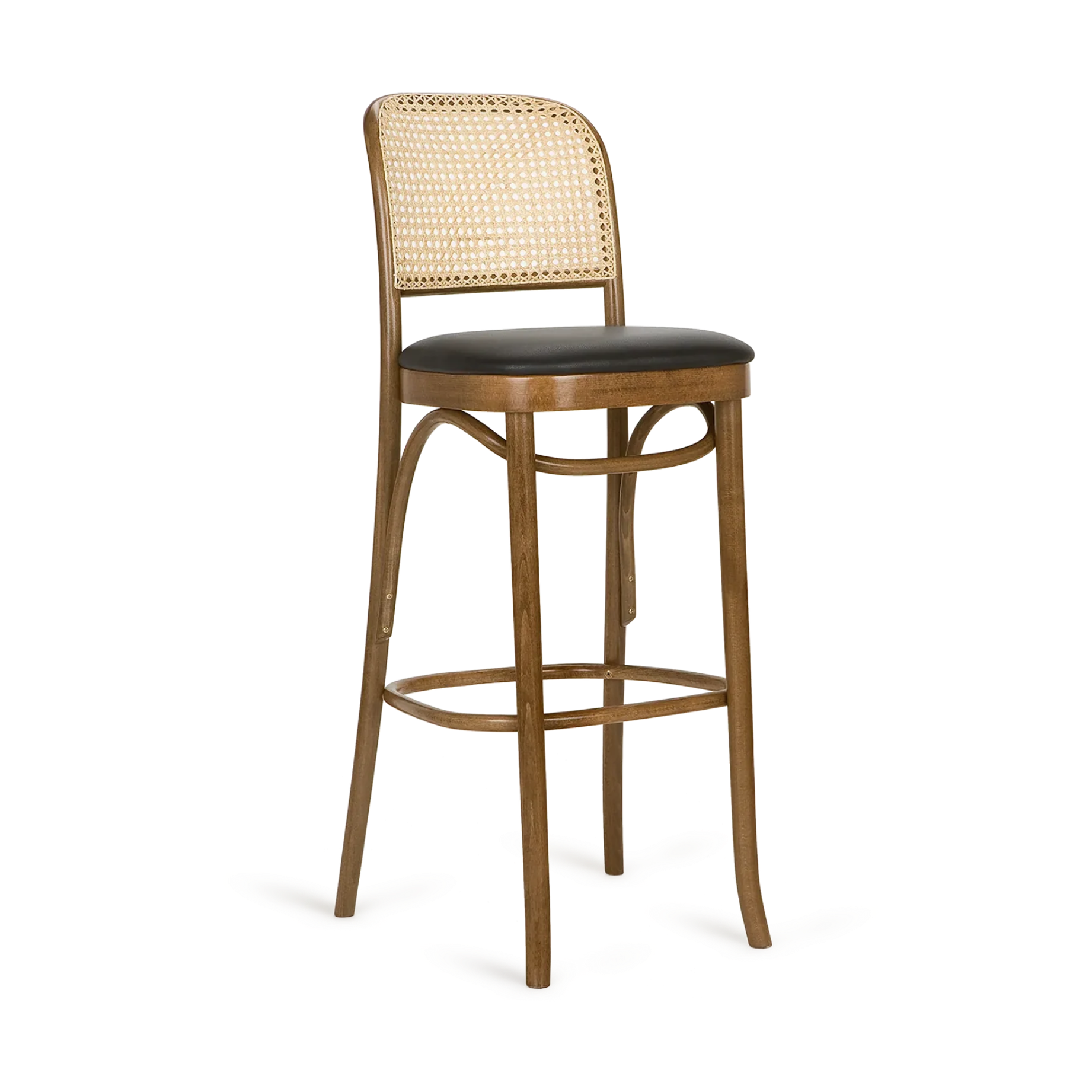 Hocker CLASSIC H-8111 gepolstert mit Buchenbasis