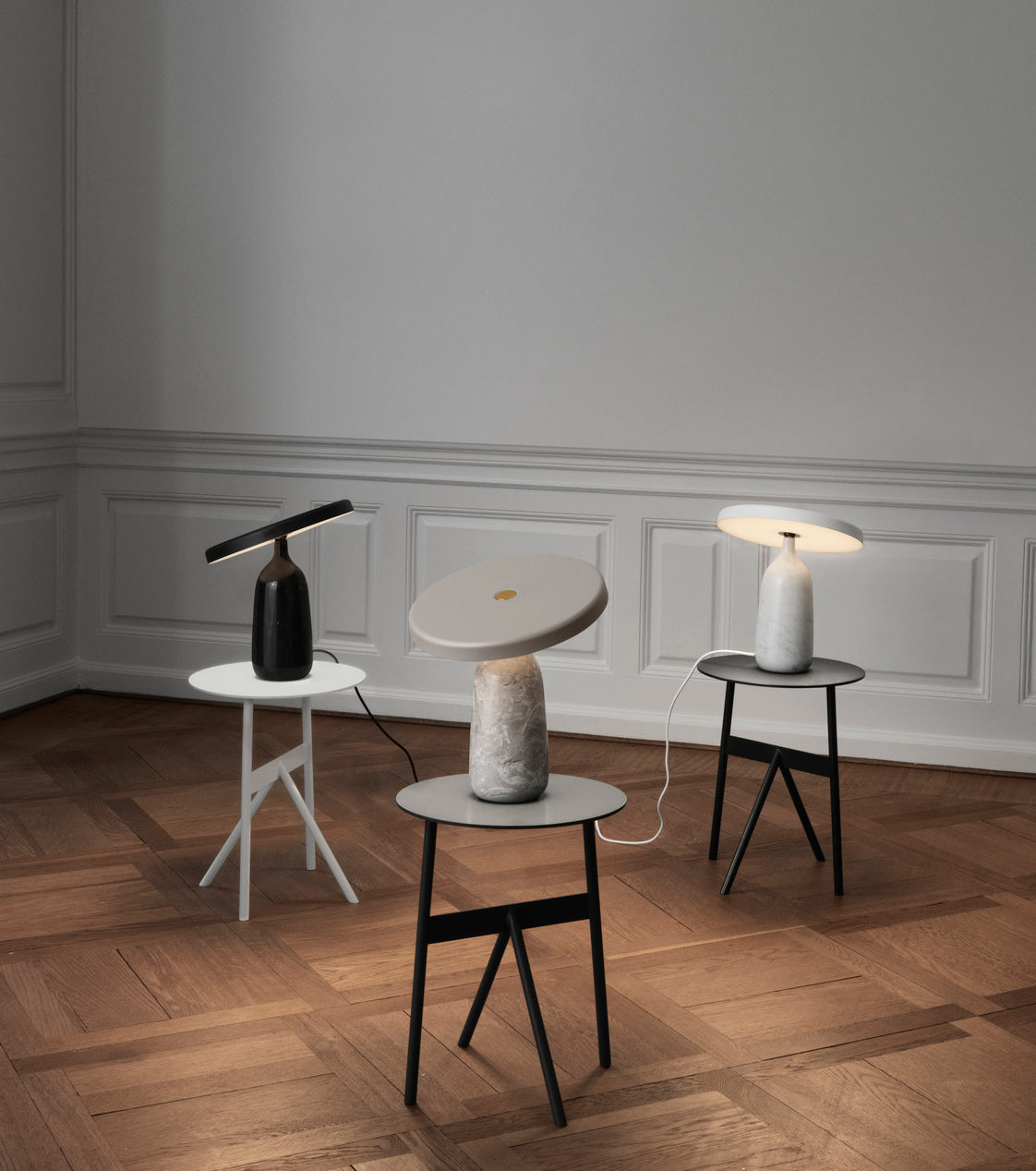 Eddy Grey Tischlampe