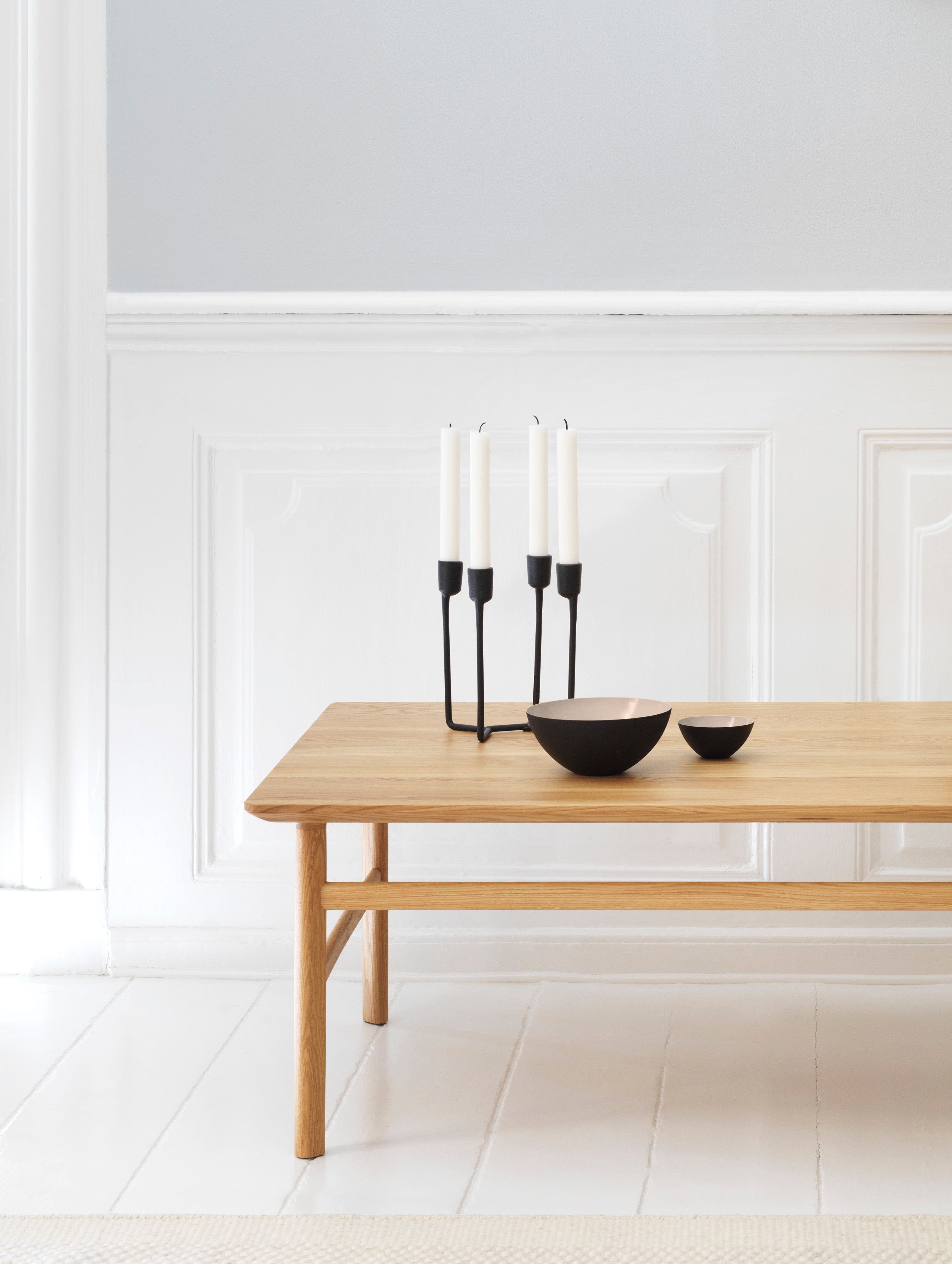 HEIMA CANDLESTICK four-armed black cast iron candlestick