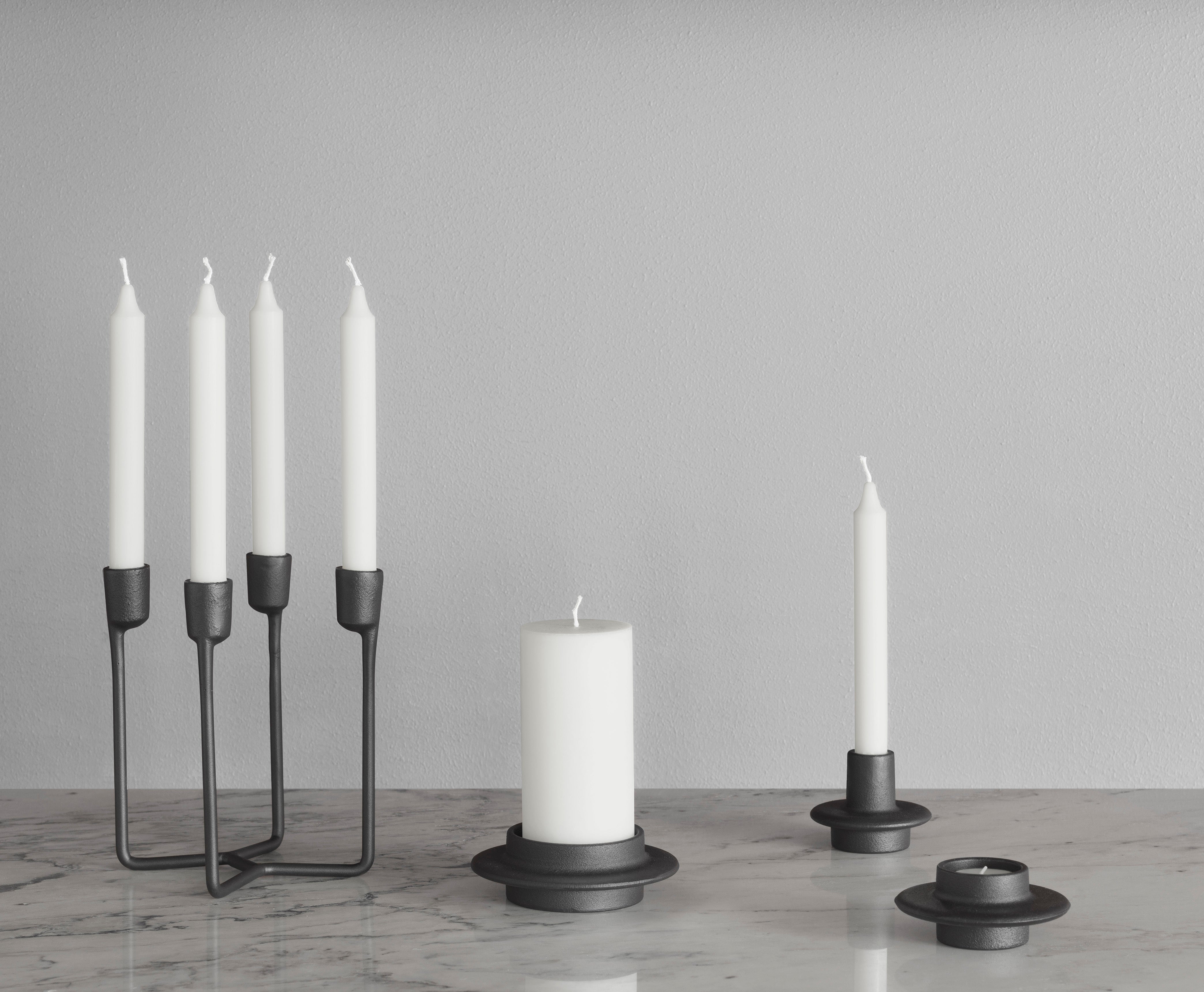 HEIMA CANDLESTICK four-armed black cast iron candlestick