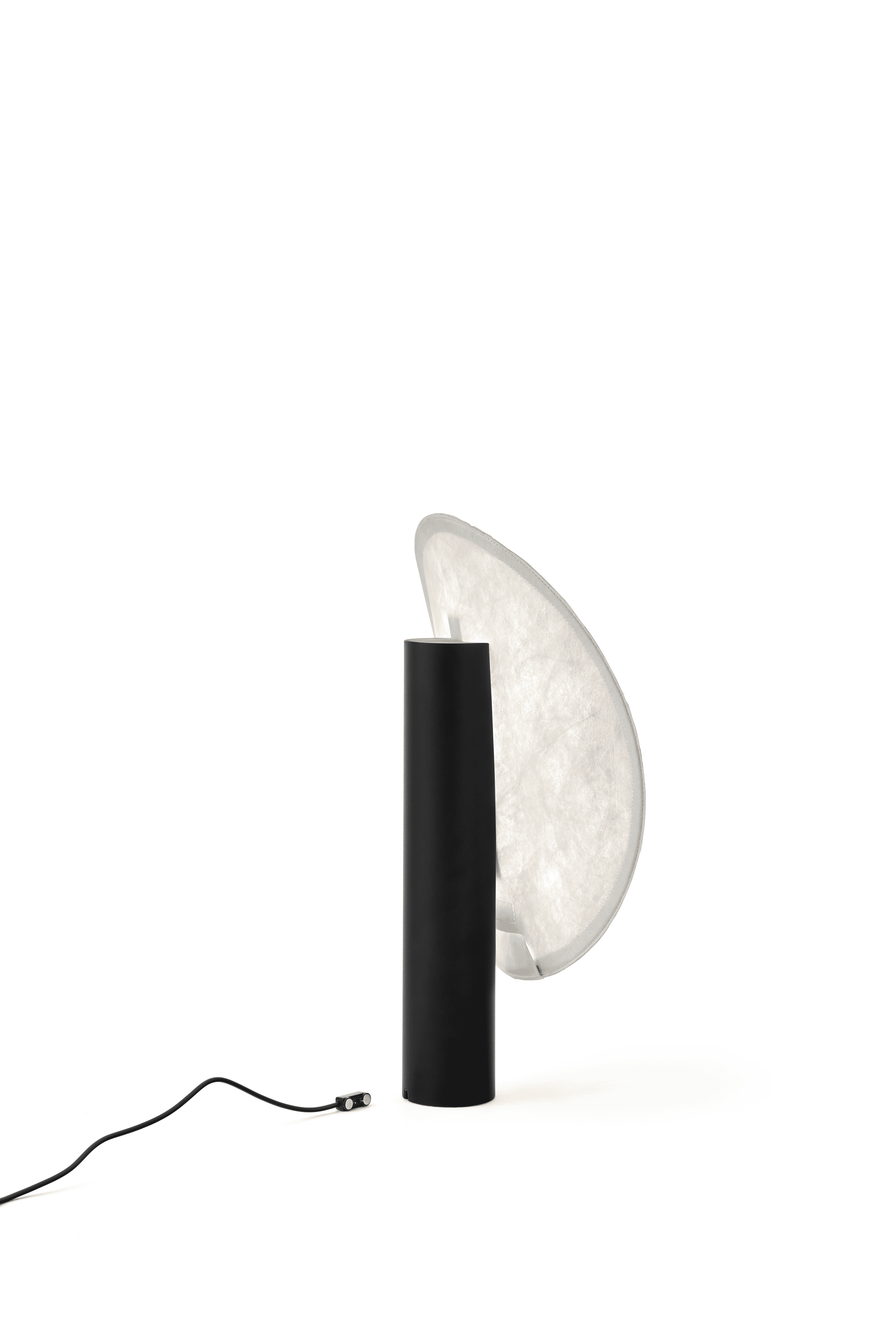 Angespannte schwarze Lampe