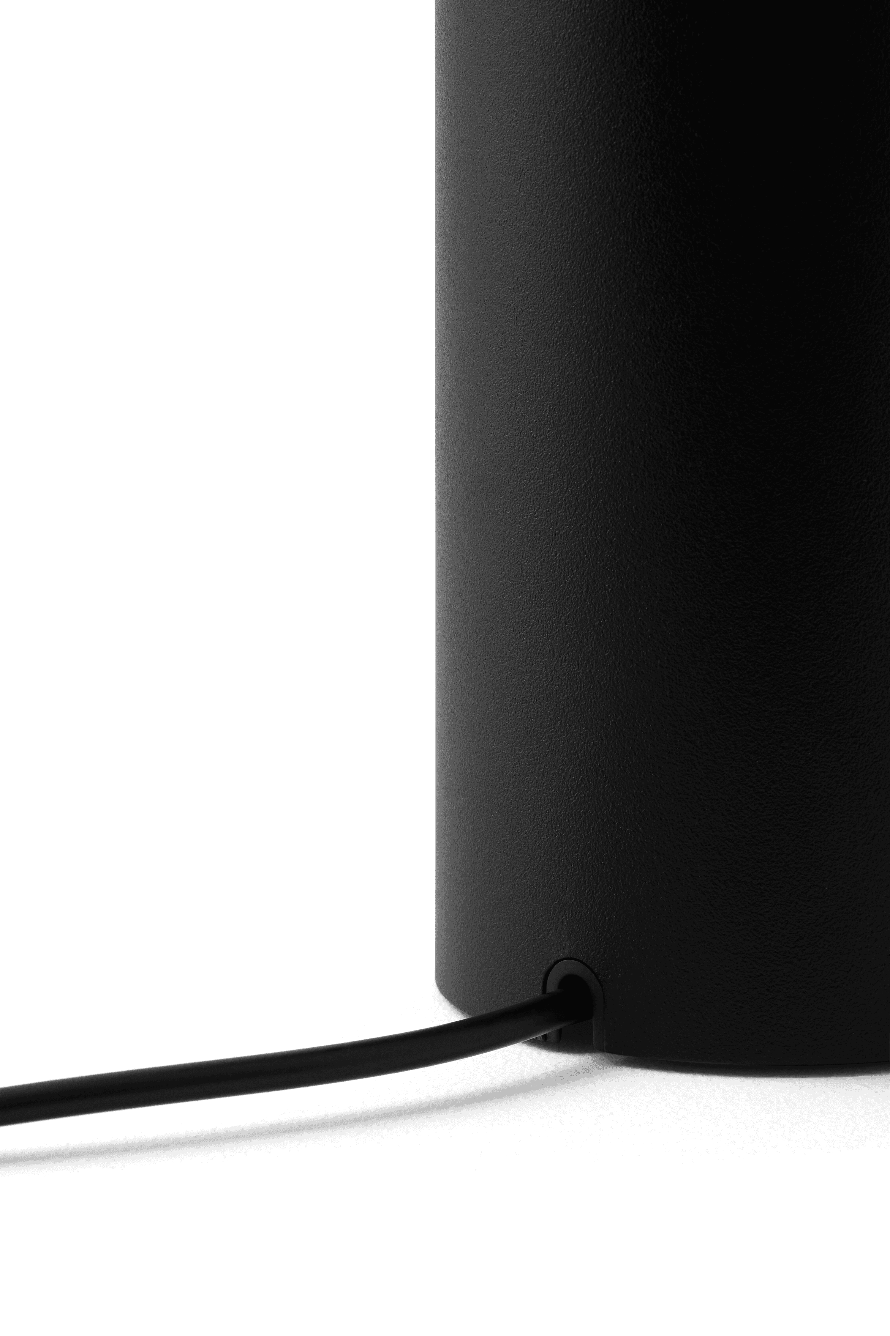 Angespannte schwarze Lampe