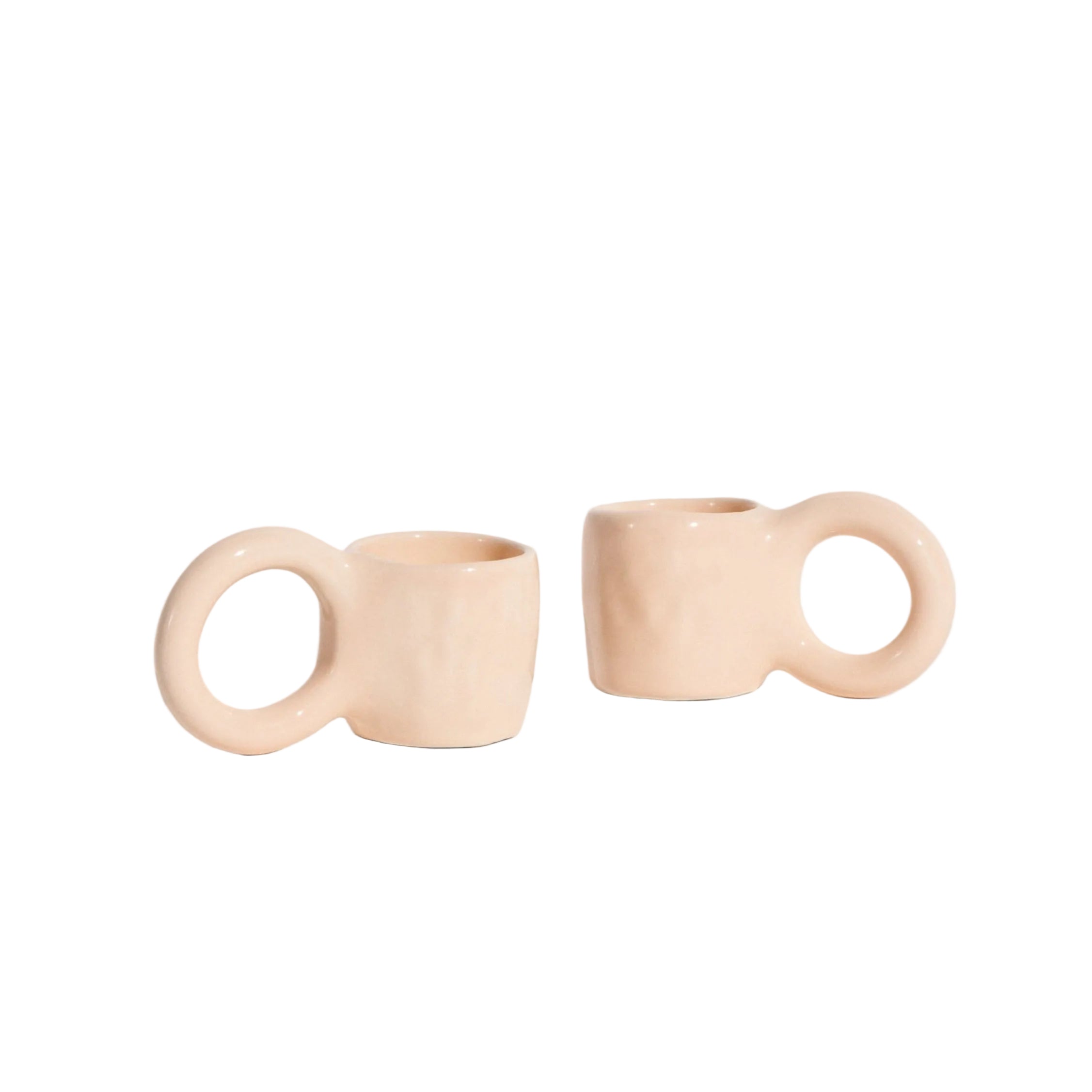 Espressotassen-Set DONUT in Hellrosa