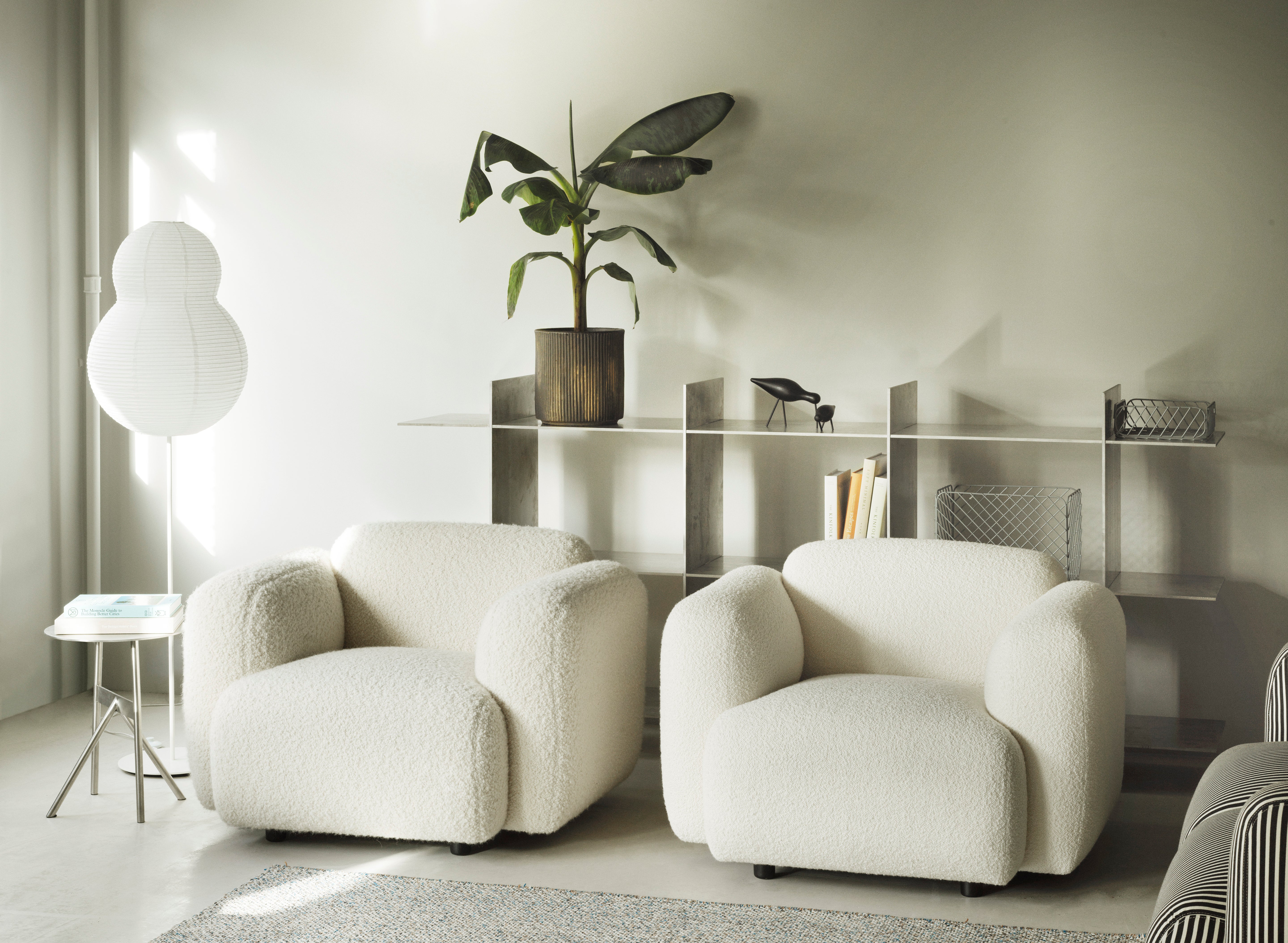 PUFF white floor lamp