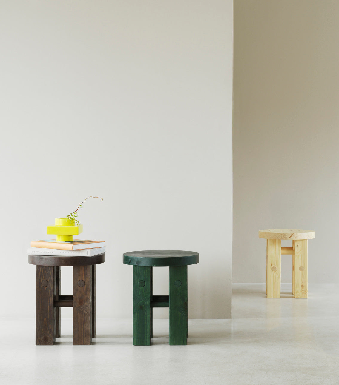 DEKO OBJECT lemon yellow vase