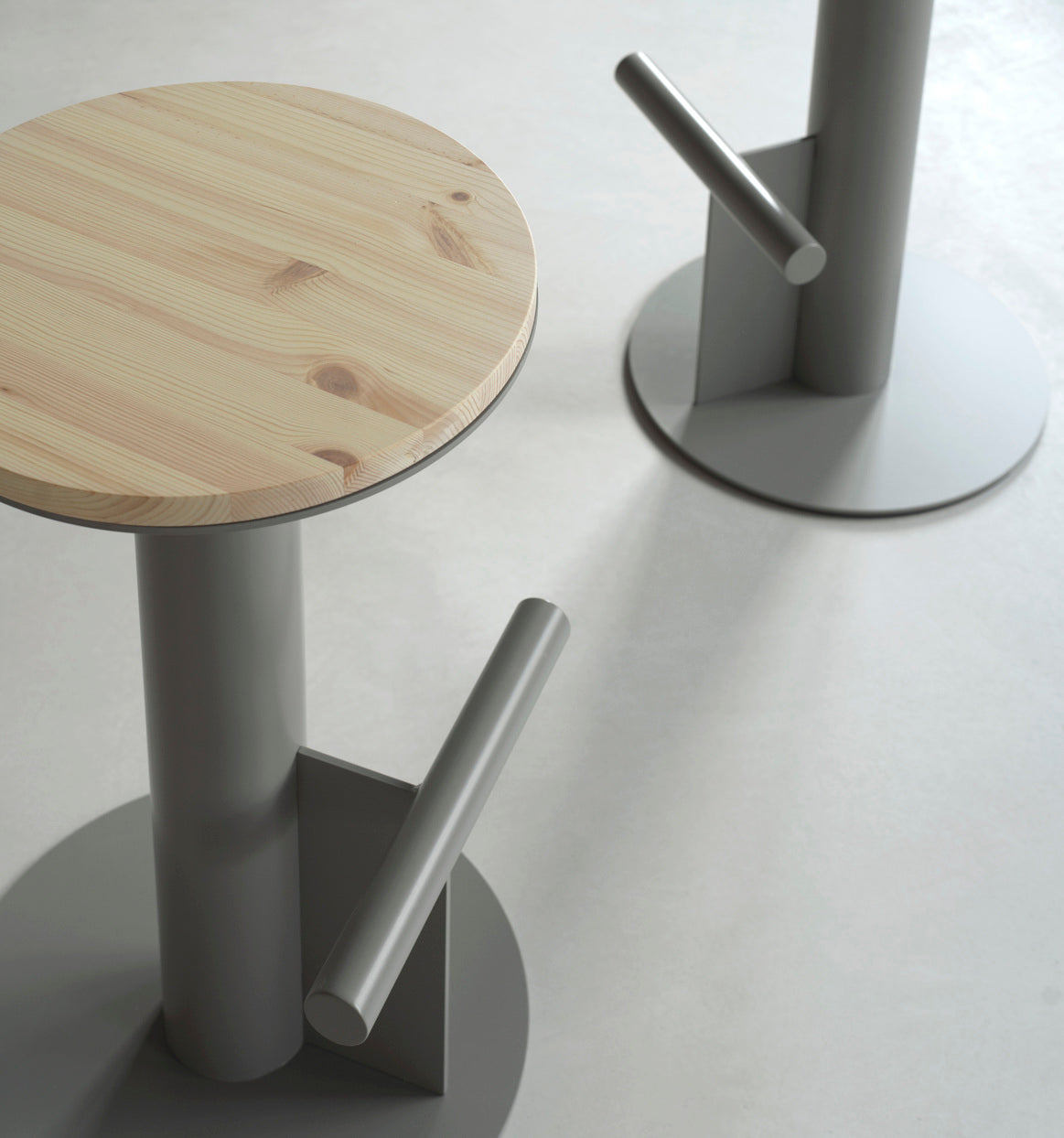 Bar chair gray field