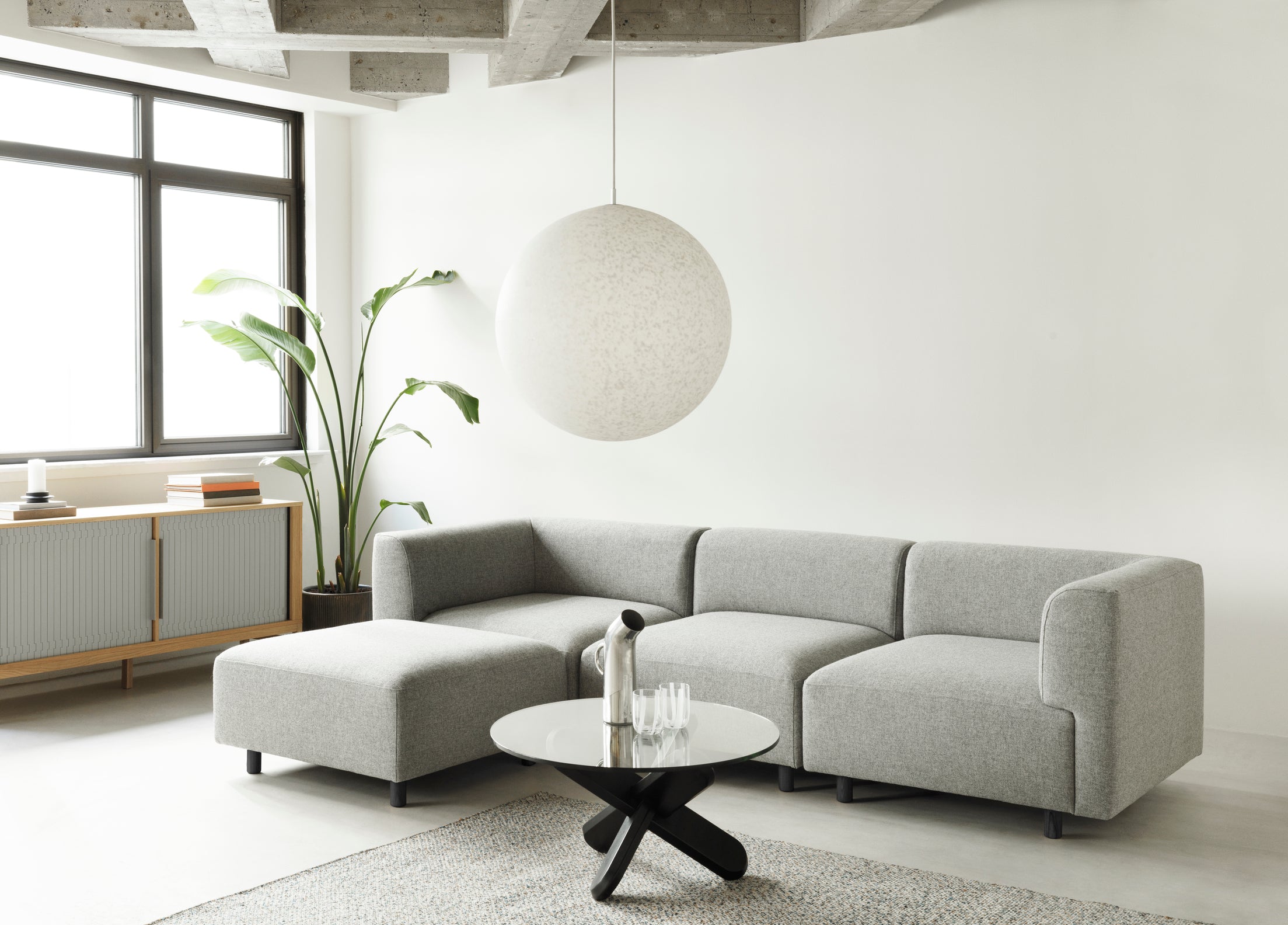 Wiederholen Sie das modulare Sofa - gepolstertes Eckelement